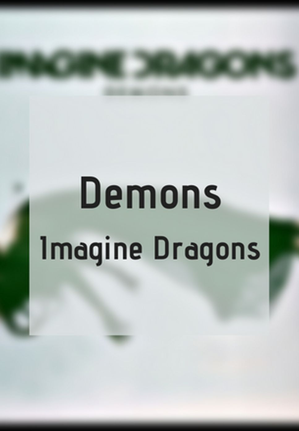 Imagine Dragons - Demons by GuestinPiano