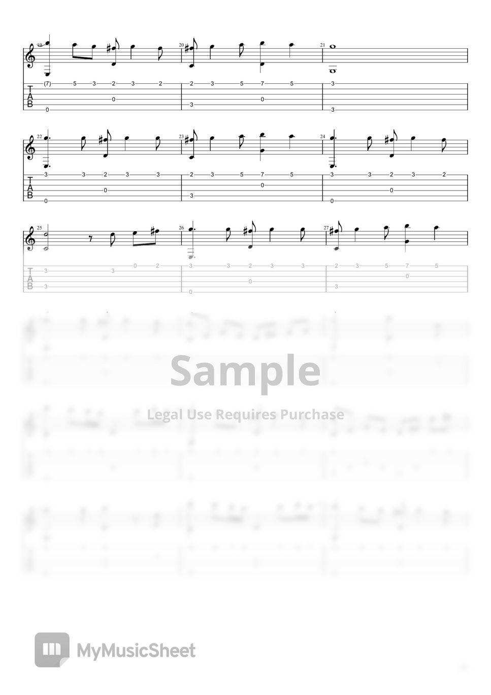 Celine Dion My Heart Will Go on(Celine Dion) Easy Guitar Fingerstyle