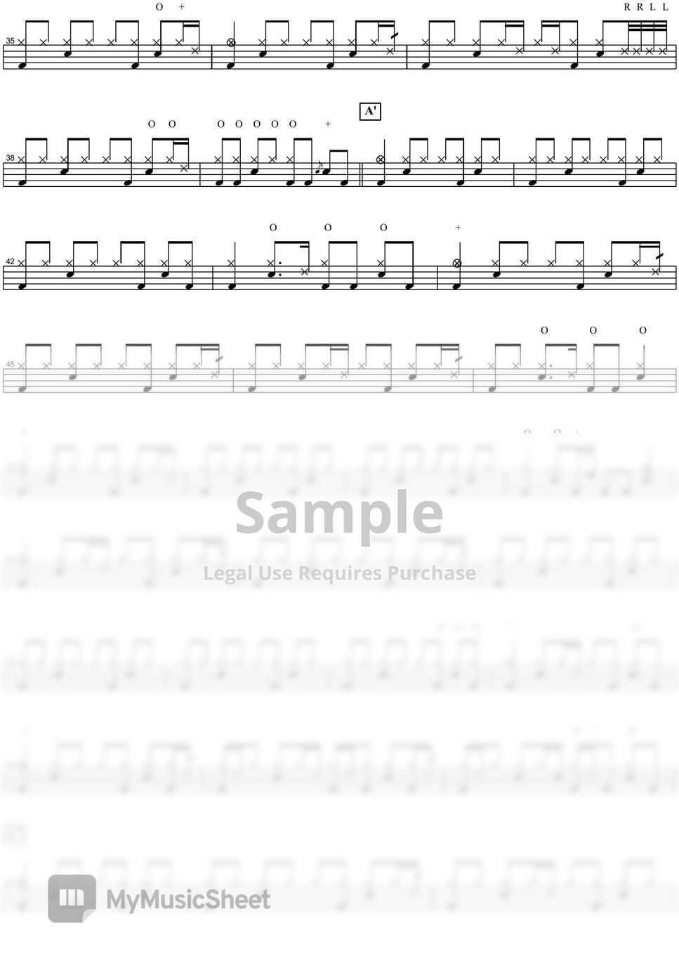 Red Hot Chili Peppers Otherside Лист by COPYDRUM