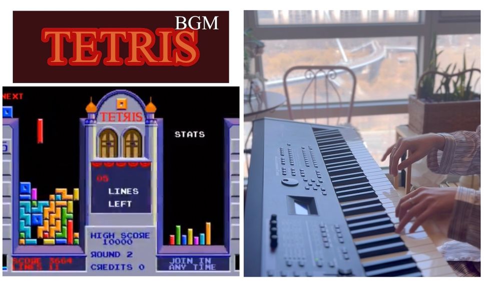 타나카 히로카츠 - TETRIS GAME BGM (10min. 연주/악보 music sheets) by SORA감성건반