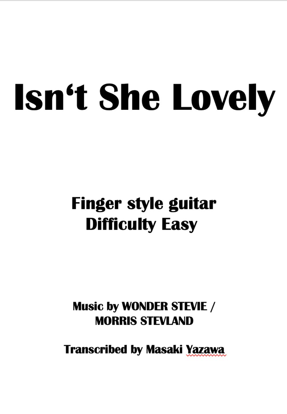 wonder-stevie-morris-stevland-isn-t-she-lovely-easy-finger-style