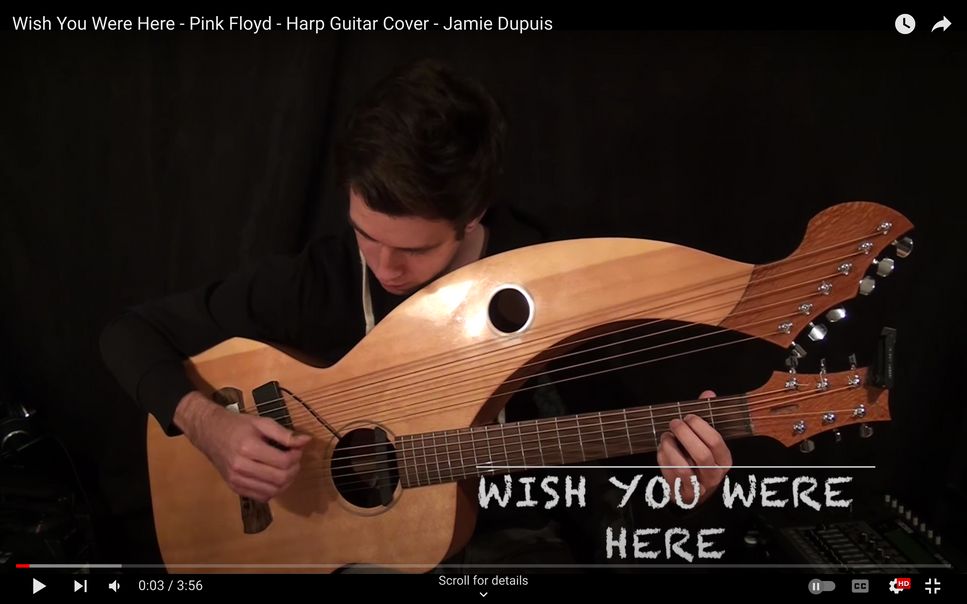 Pink Floyd - Wish You Were Here (Harp Guitar TAB) by Ivan
