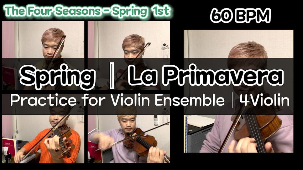 Antonio Vivaldi - The Four Seasons Spring 1st movement (4Violin Ensemble) by VIO