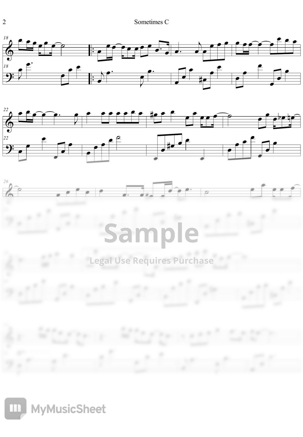 PUNCH 펀치 Sometimes 가끔 이러다 ( + EASY Key) Partition musicale
