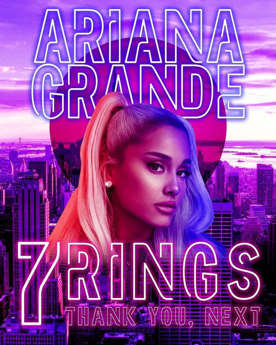 Ariana Grande - 7 Rings (Backing track included) 악보 by Elly Angelis