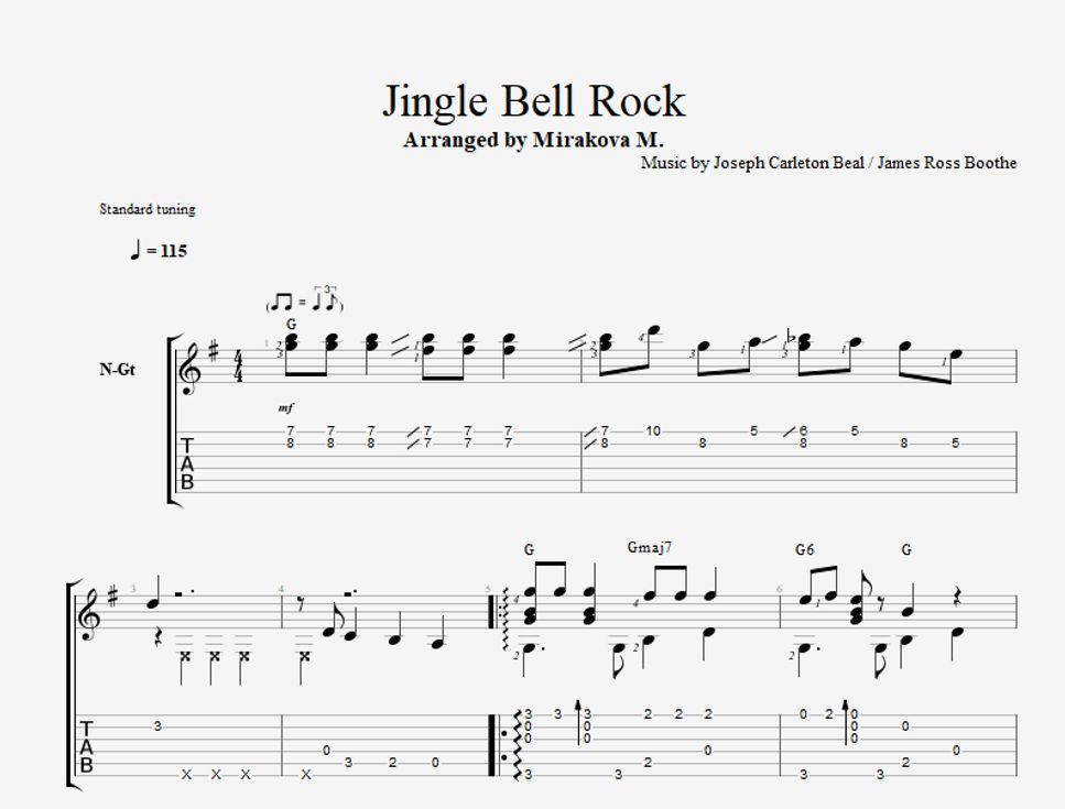 Jingle Bell Rock – Bobby Helm Sheet music for Violin (Solo)