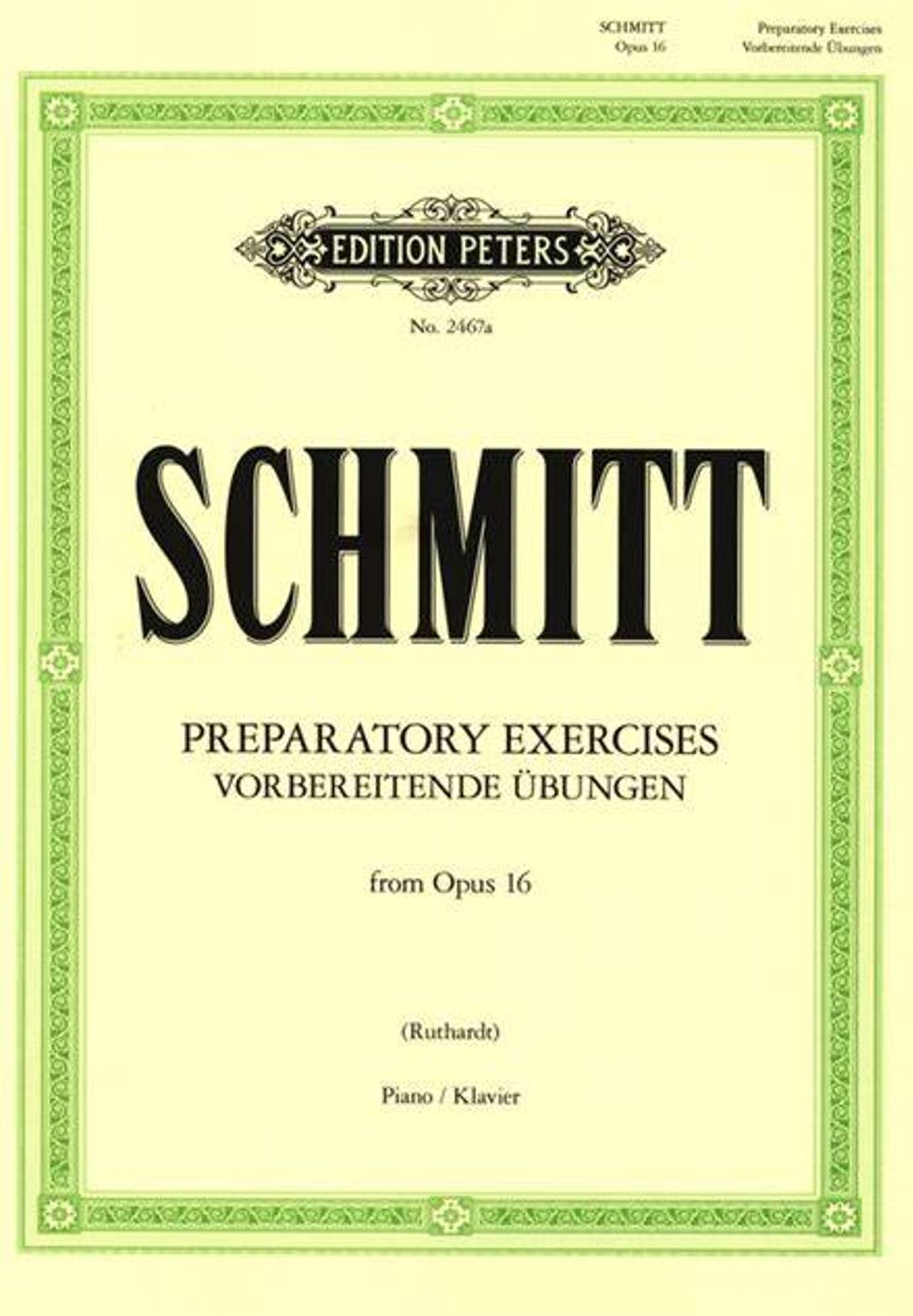 Aloys Schmitt - Preparatory Exercises Op.16 (For Piano Solo Original With Fingered) by poon
