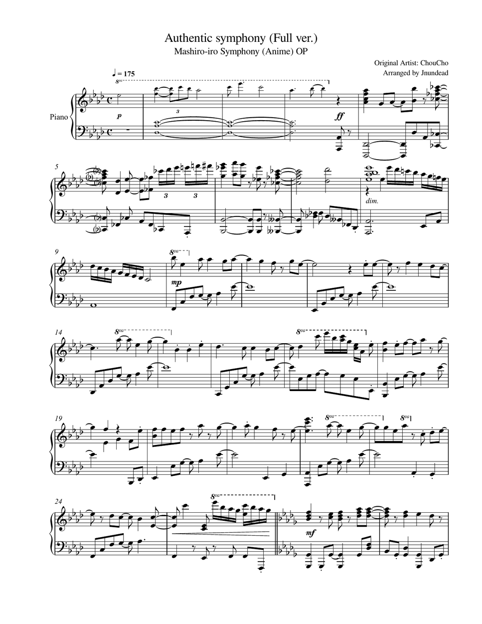 Authentic symphony (フル)