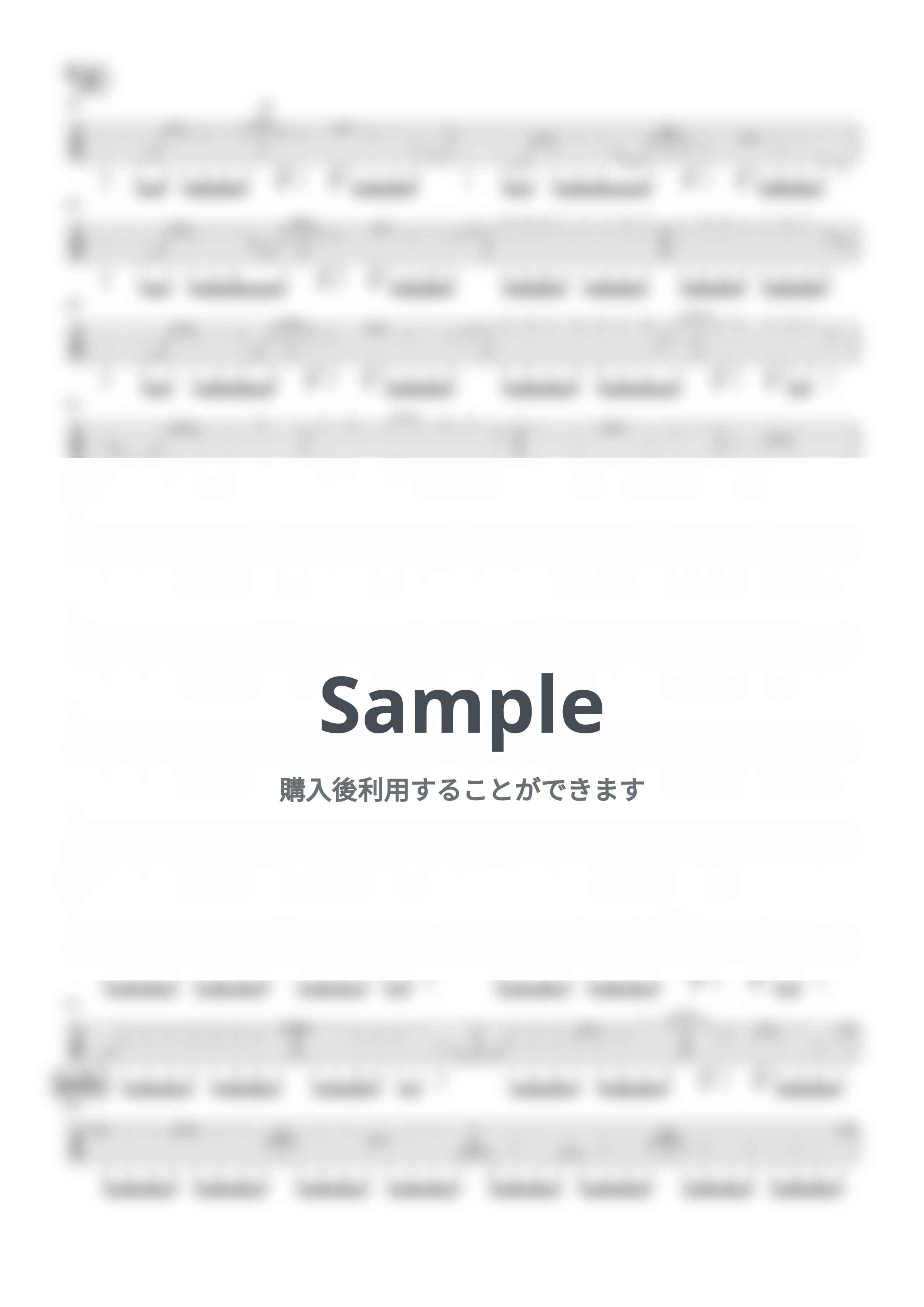 L'Arc-en-Ciel - HONEY (『ベースTAB譜』4弦ベース対応) by 箱譜屋