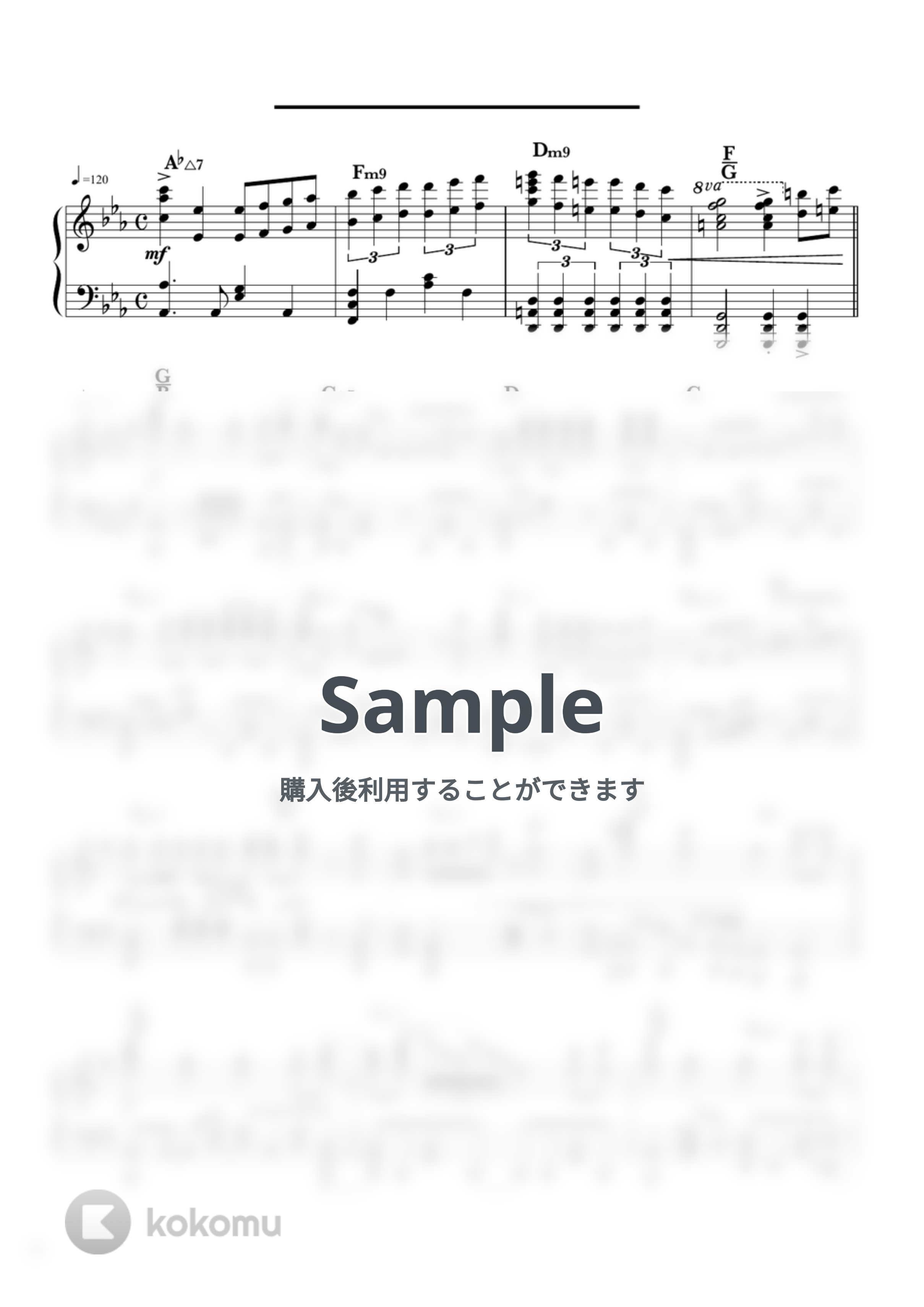 Kristen Anderson-Lopez - 生まれてはじめて「ディズニーヒロインメドレー」より (ピアノソロ/ディズニー/コード有/Disney) by CAFUNE-かふね-