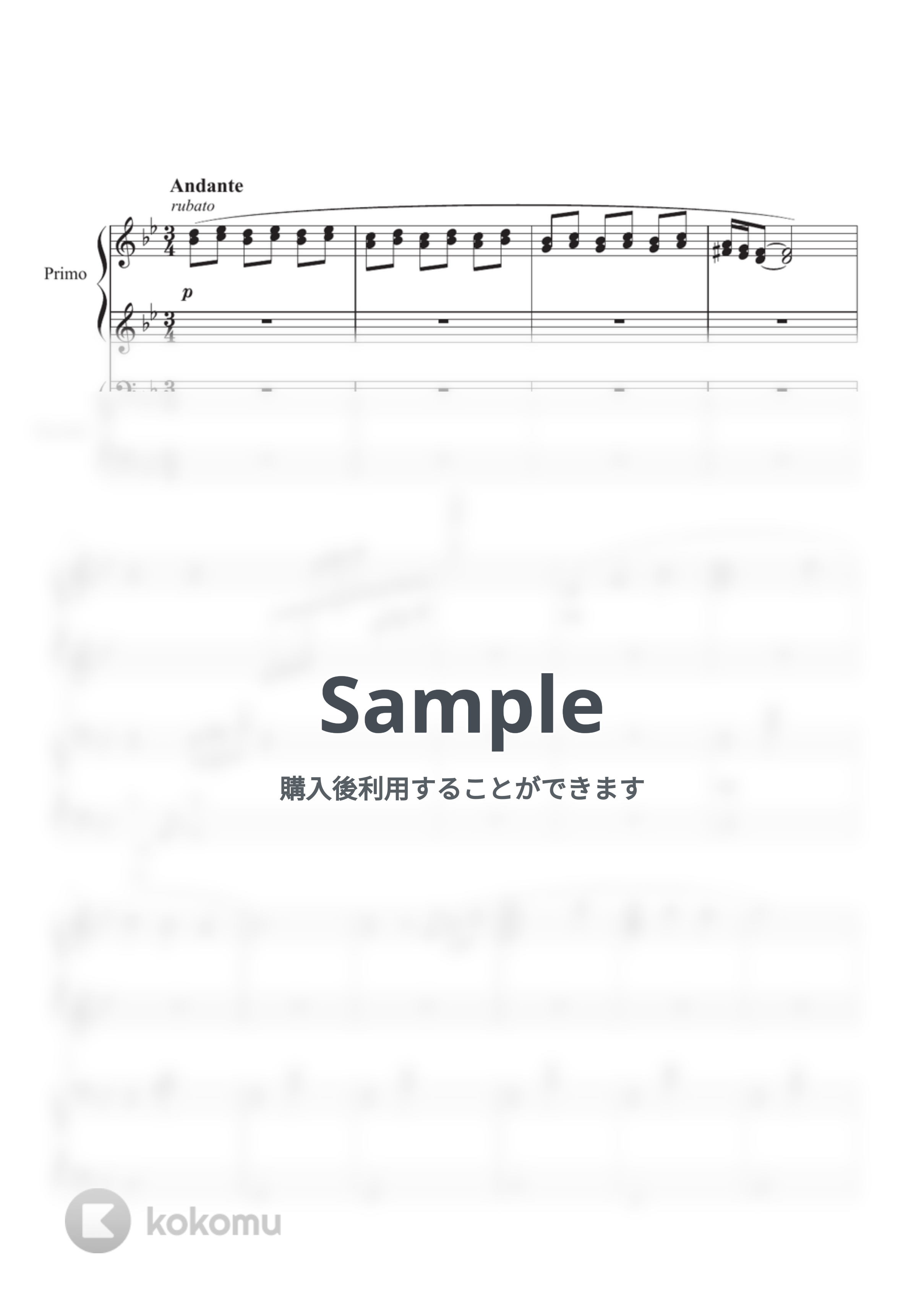 久石譲 - 人生のメリーゴーランド（ソフィーの城） (ピアノ連弾/超上級) by RayKana(レイカナ)