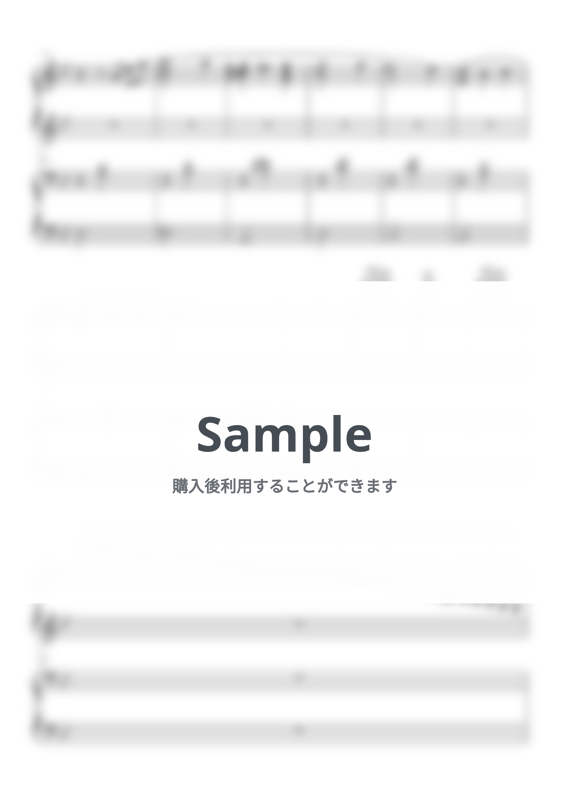 久石譲 - 人生のメリーゴーランド（ソフィーの城） (ピアノ連弾/超上級) by RayKana(レイカナ)