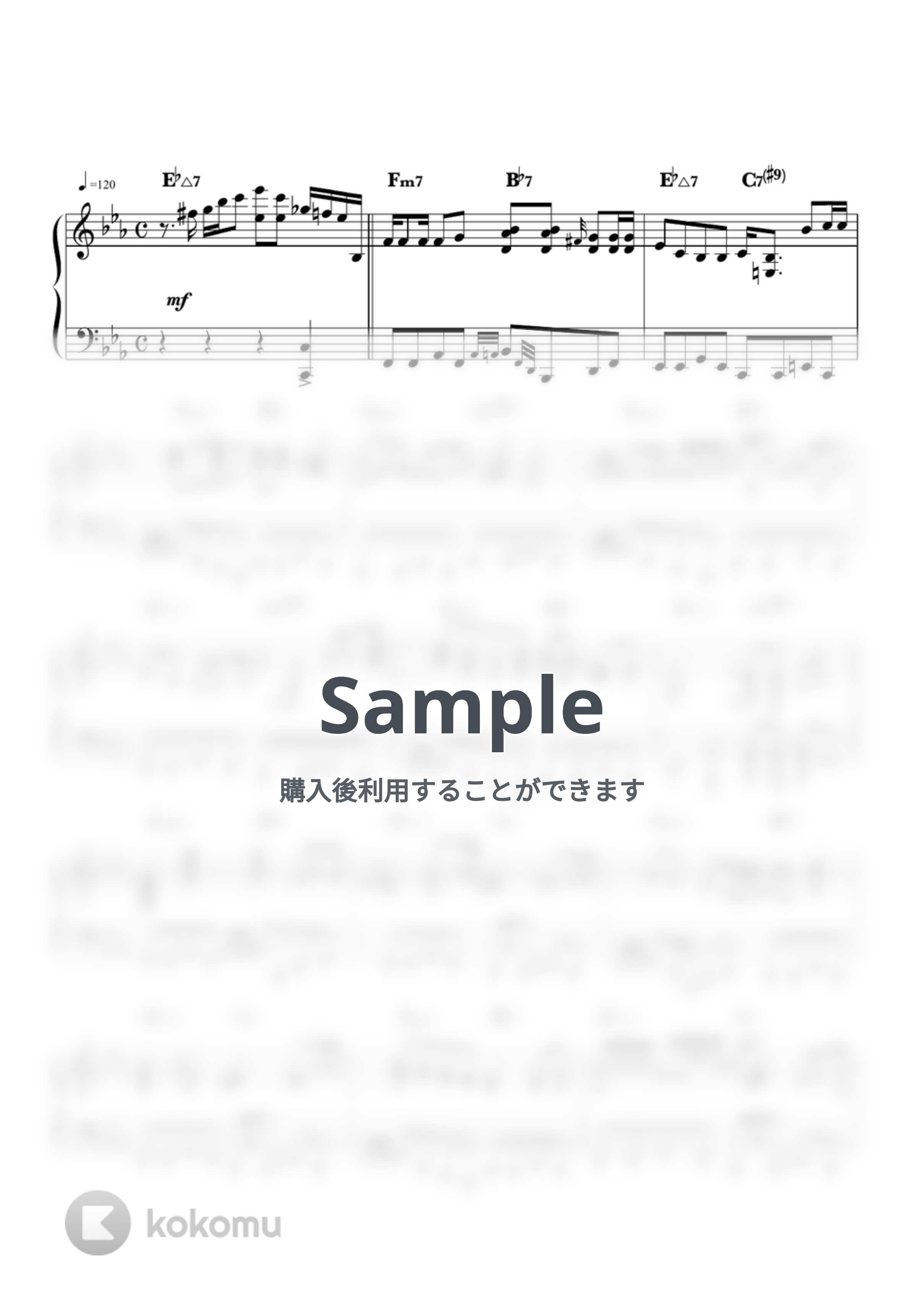 Suiet - Fall in Love (ピアノソロ/コード有) by CAFUNE