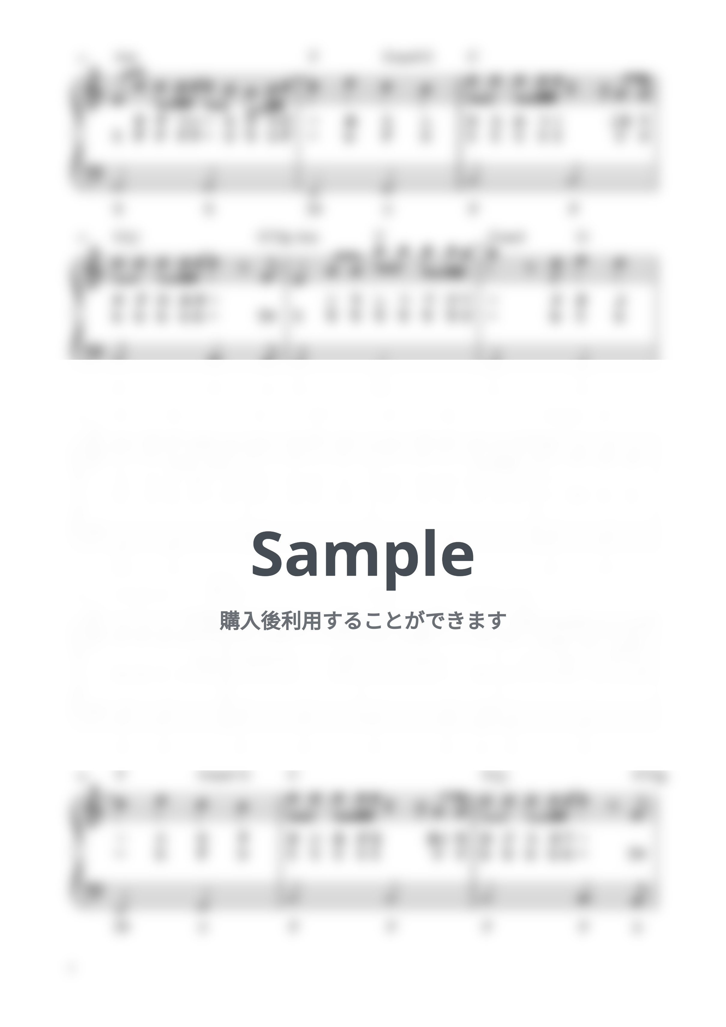 X JAPAN - Endless Rain (ピアノソロ / 初心者向け / ハ長調 / ドレミ