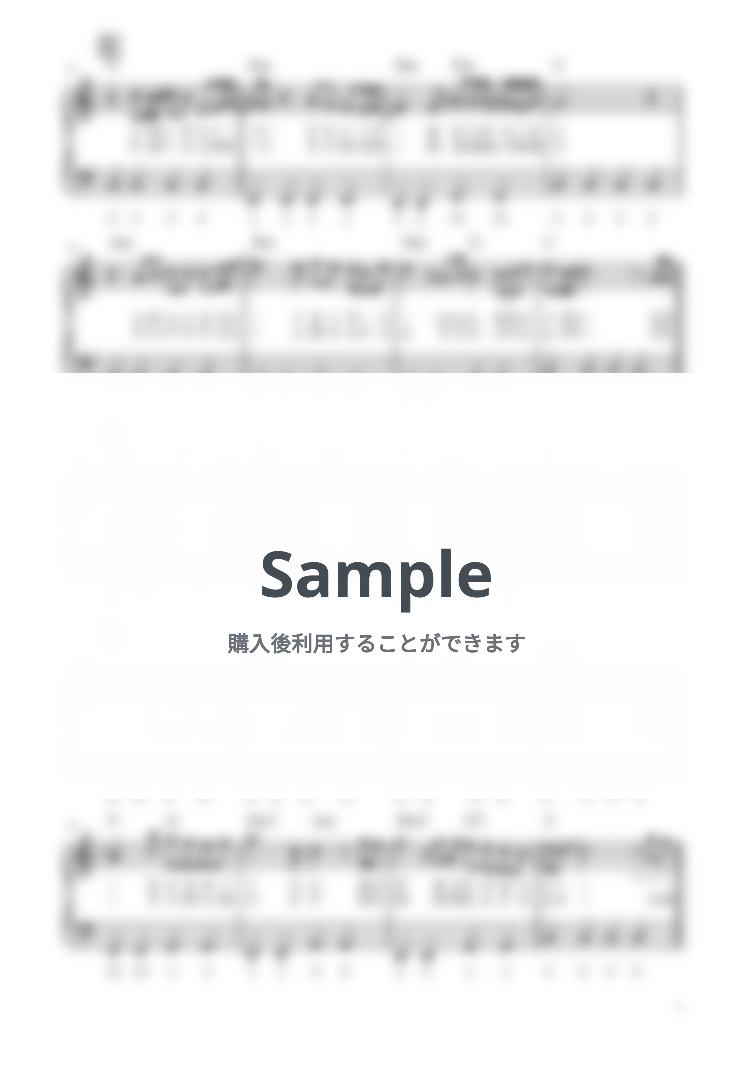 キロロ - 未来へ (ピアノソロ / 初心者向け / ハ長調 / ドレミつき / 歌詞つき) by きだわたる