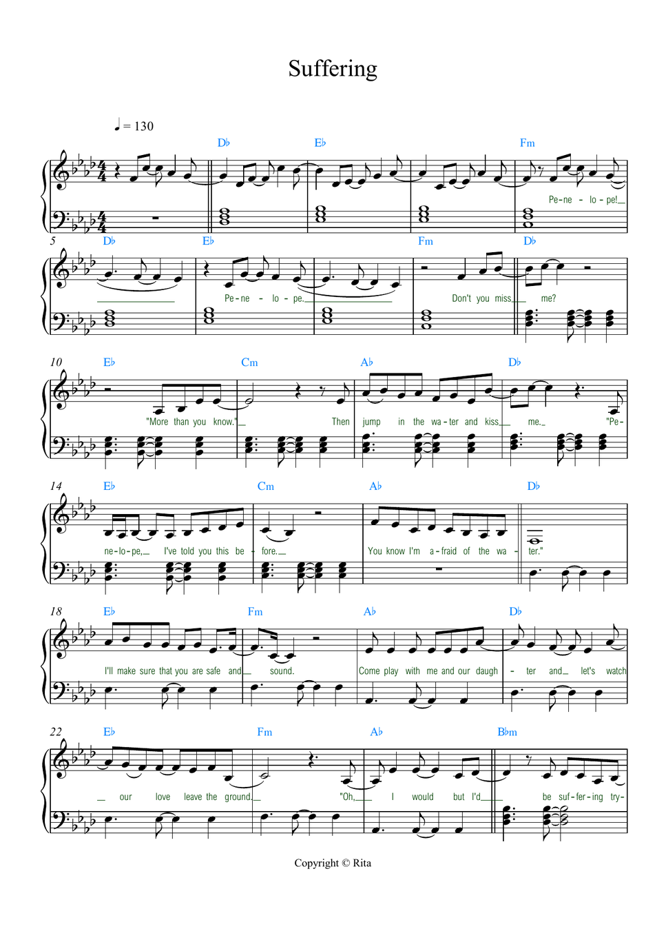 Jorge Rivera-Herrans - Suffering from Epic: The Musical (With lyrics and chords) by Rita B