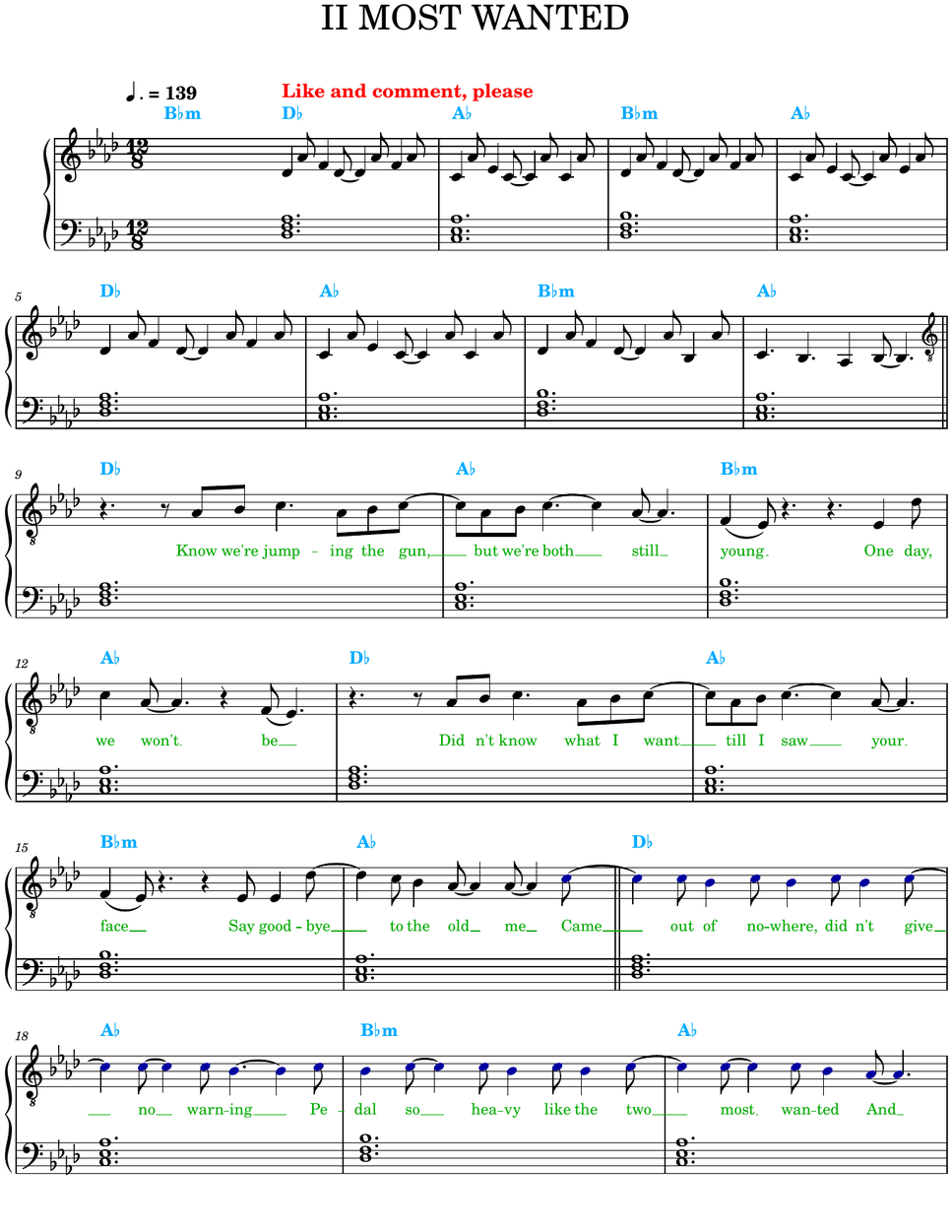 Beyoncé - II MOST WANTED (Miley Cyrus) by Rita B