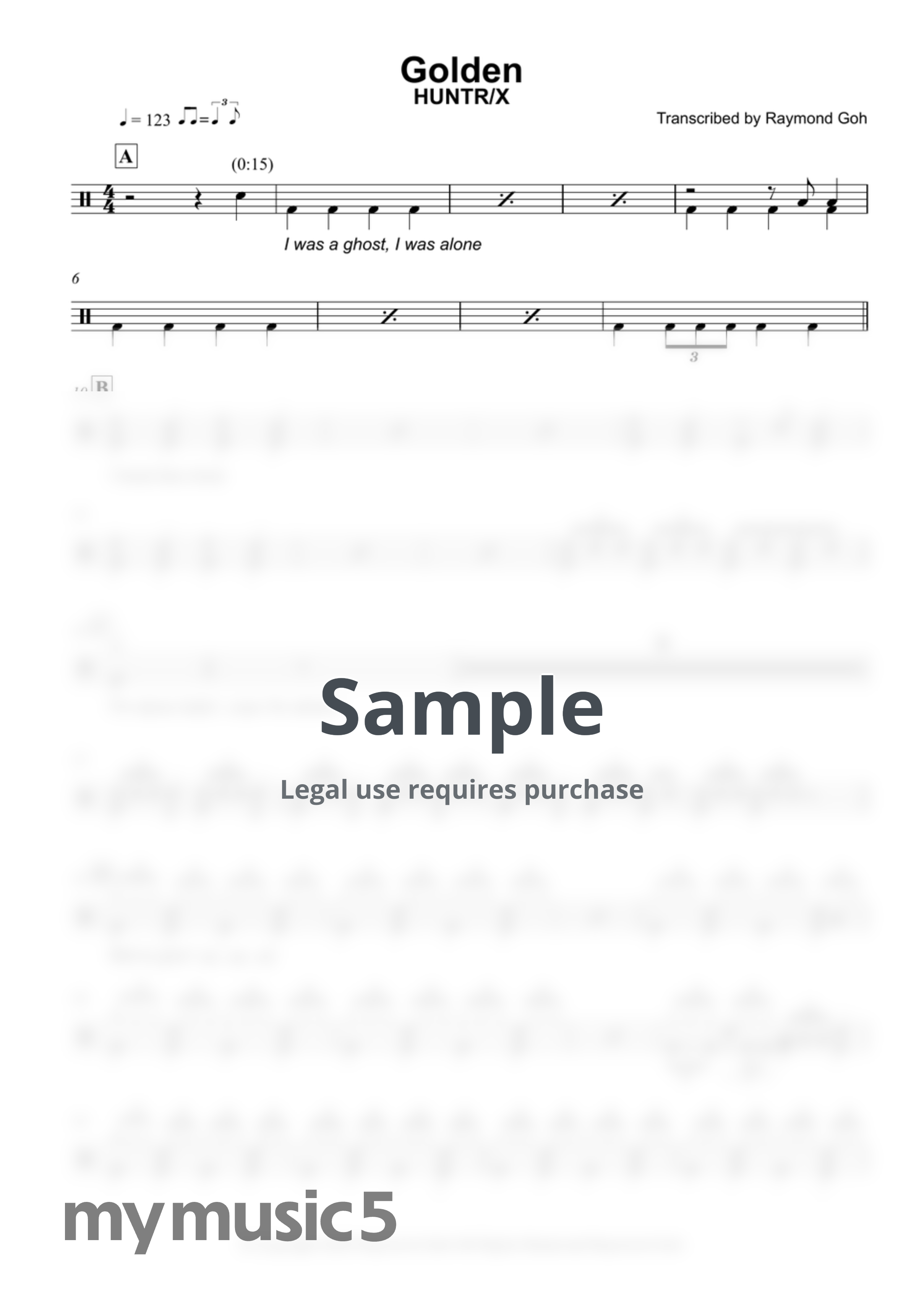 HUNTRIX - Golden (K-Pop Demon Hunters) by Raymond Goh