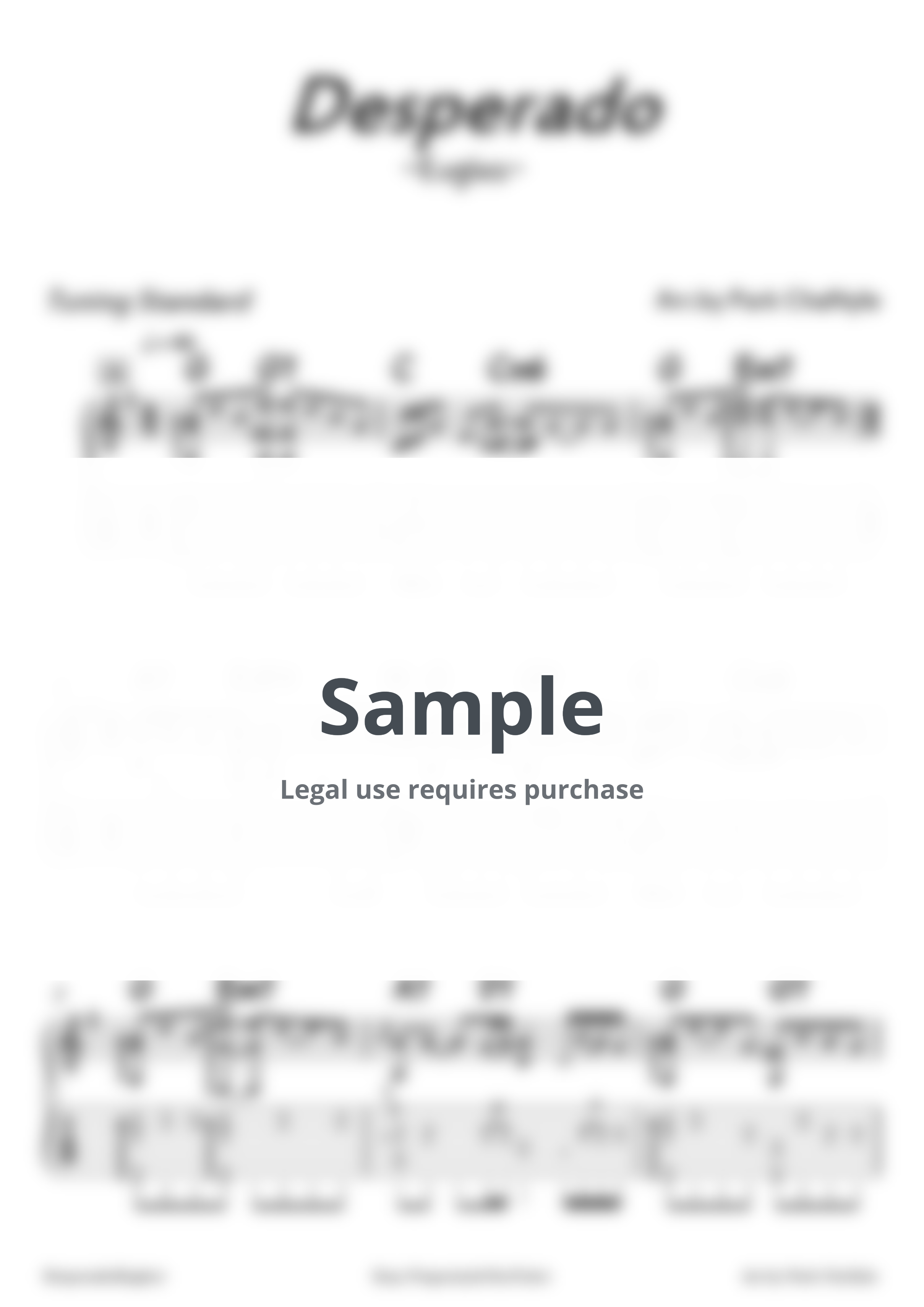 Eagles - Desperado (Fingerstyle Guitar) by Park ChaNyle