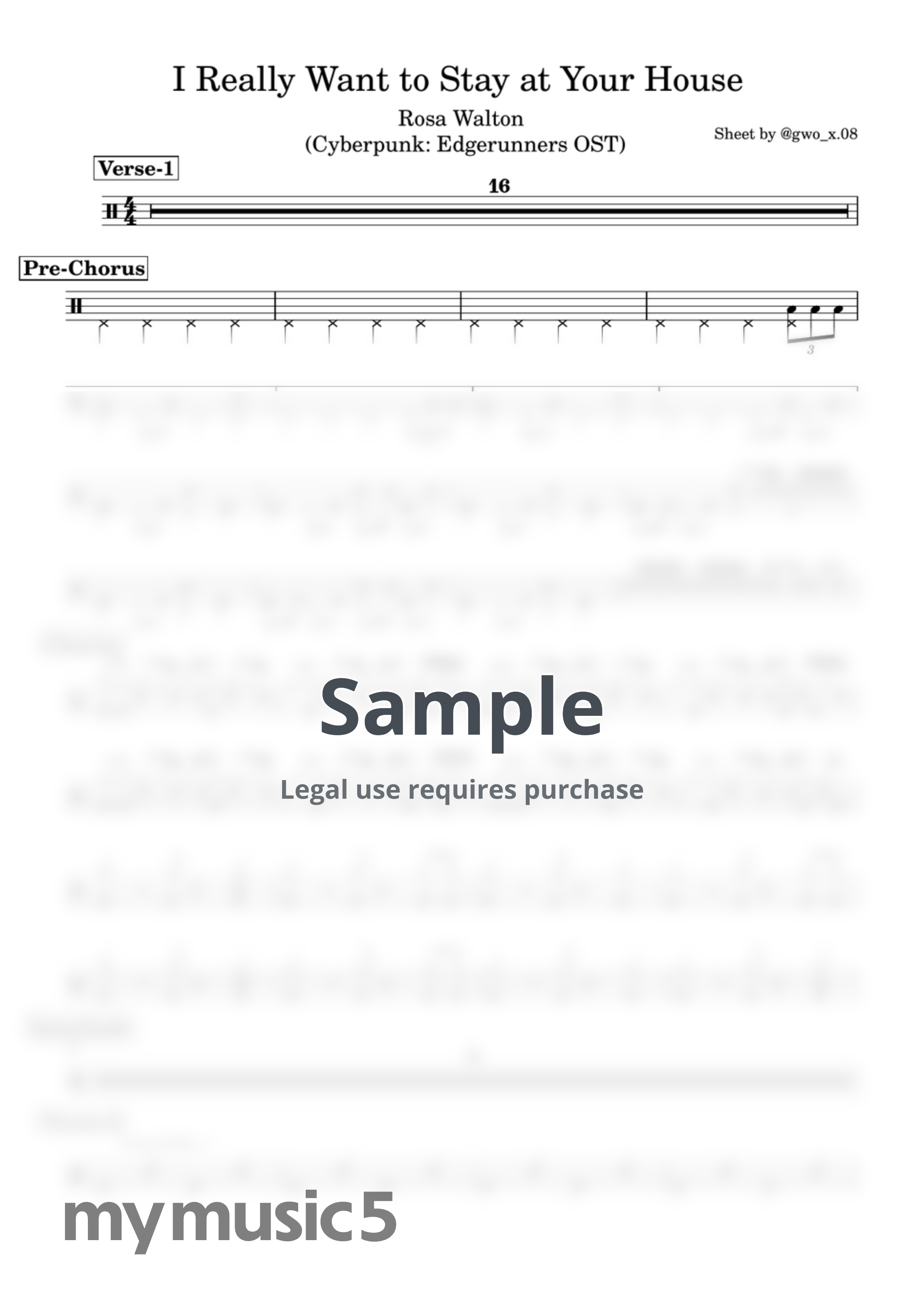 Rosa Walton - I Really Want to Stay at Your House - Rosa Walton (Cyberpunk: Edgerunners OST) by @gwo_x.08