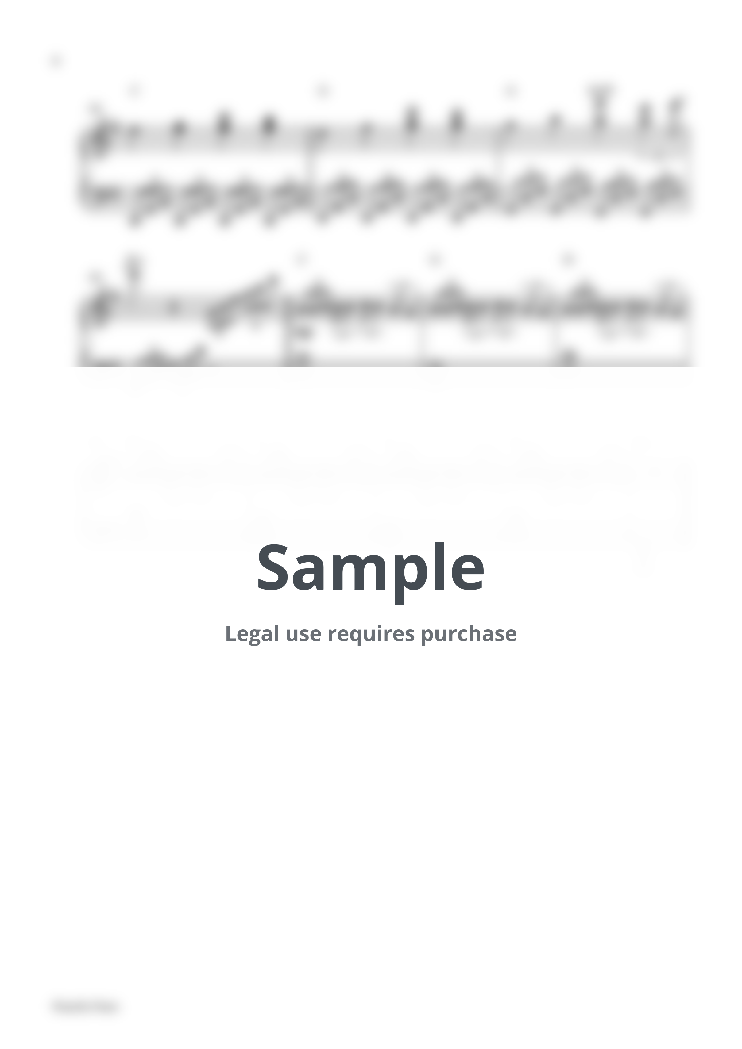 HUNTRIX - KPop Demon Hunters - Golden (Piano Sheet) by Pianella Piano