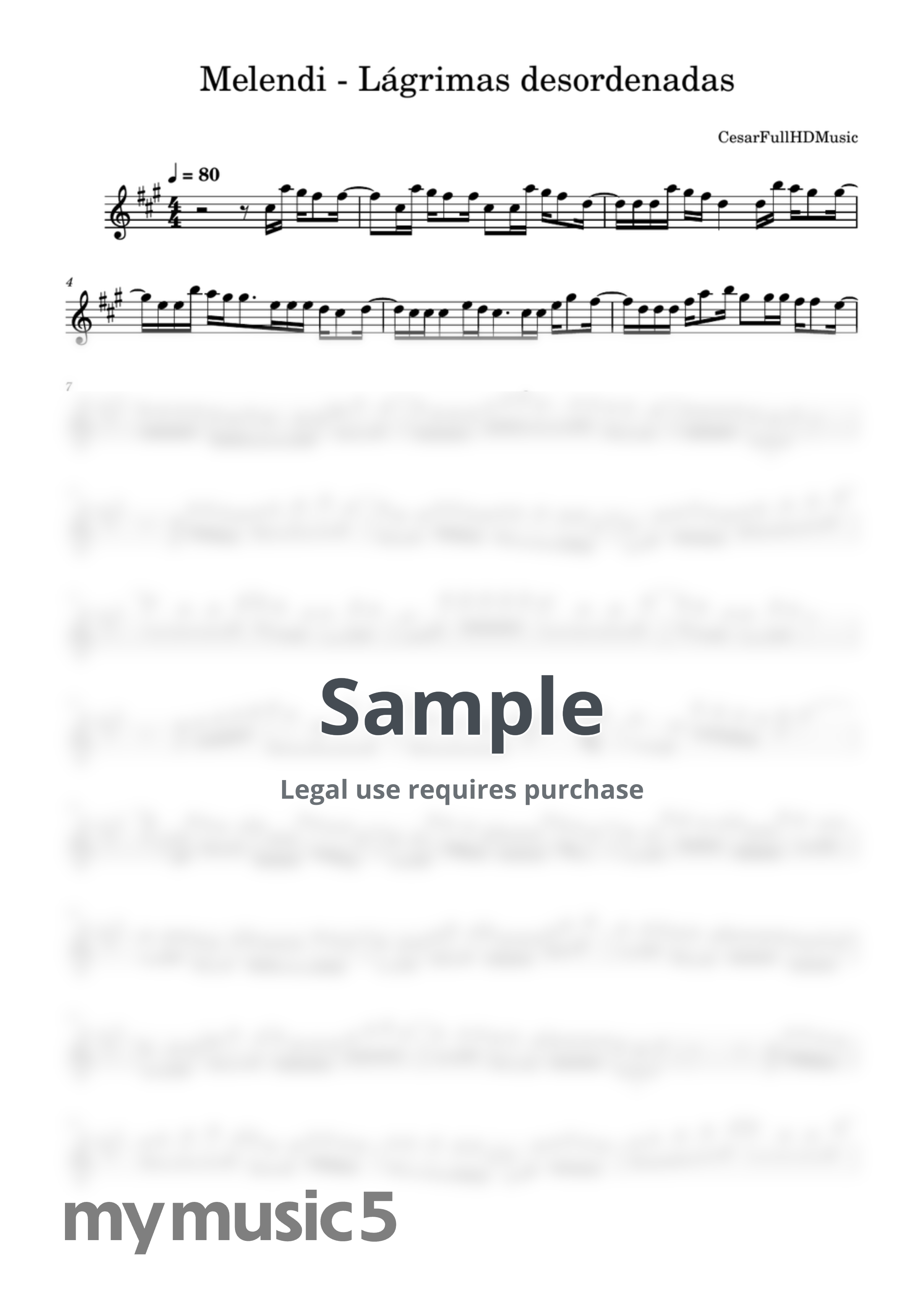 Melendi - Lágrimas desordenadas