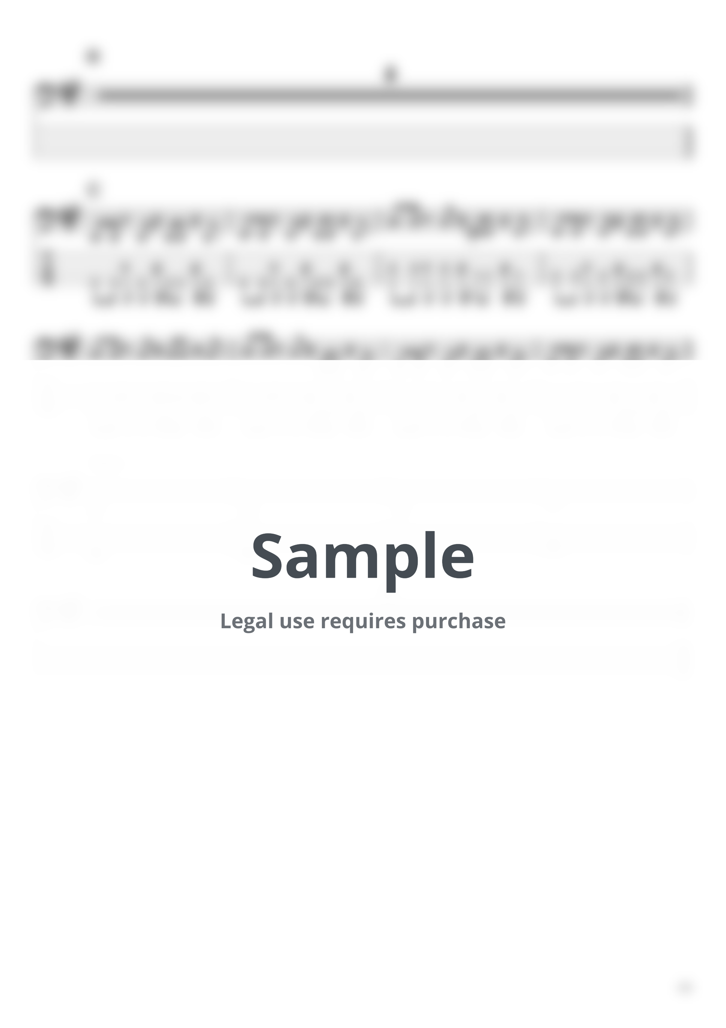 Official髭男dism - I LOVE... (BassTAB 5strings) by swbass