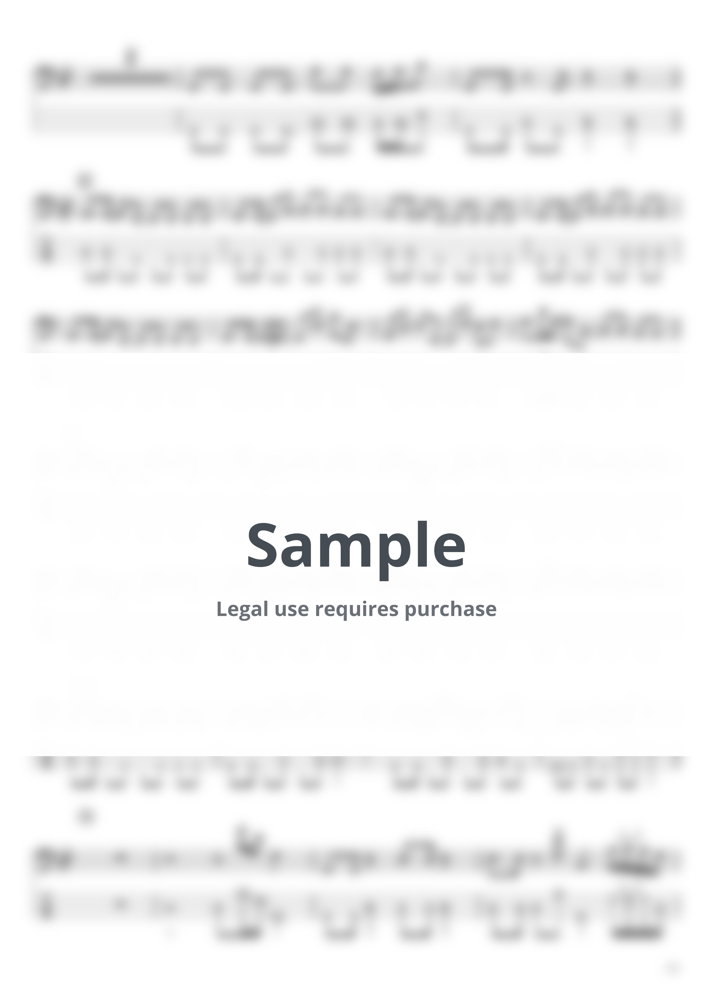 優里 - カーテンコール (BassTAB 4strings) by swbass