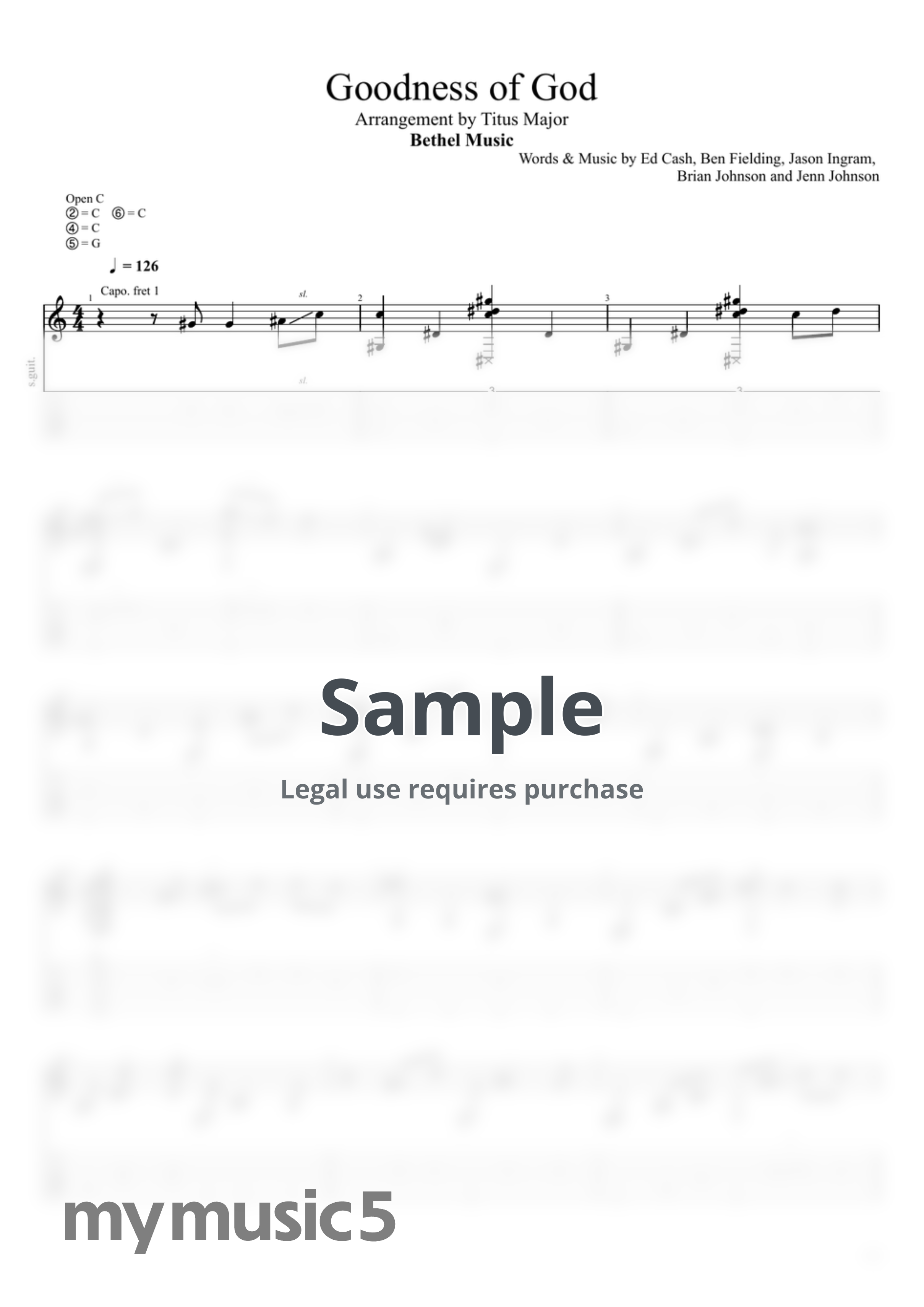 Bethel Music, Jenn Johnson - Goodness of God by Titus Major