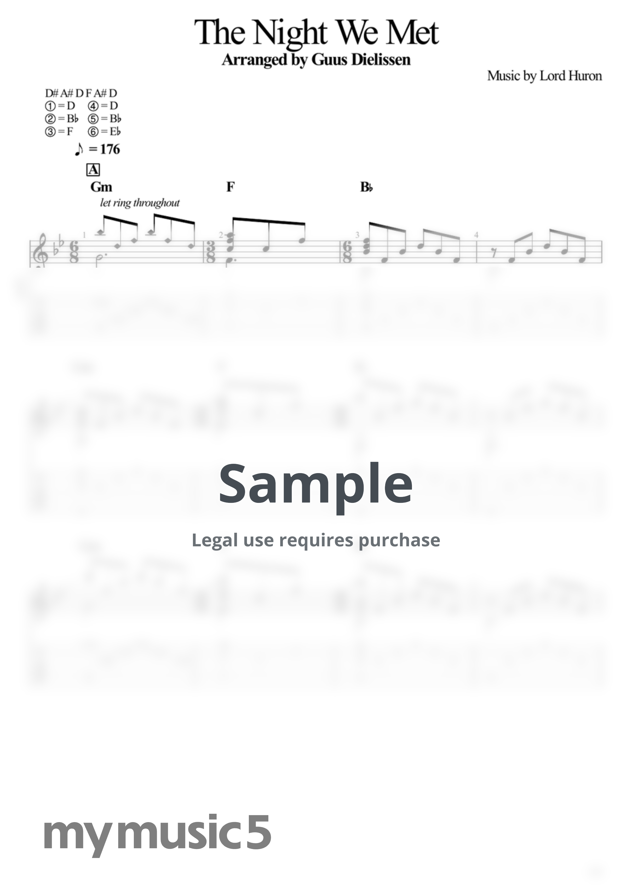 Lord Huron - The Night We Met (Full ver.) by Guus Dielissen