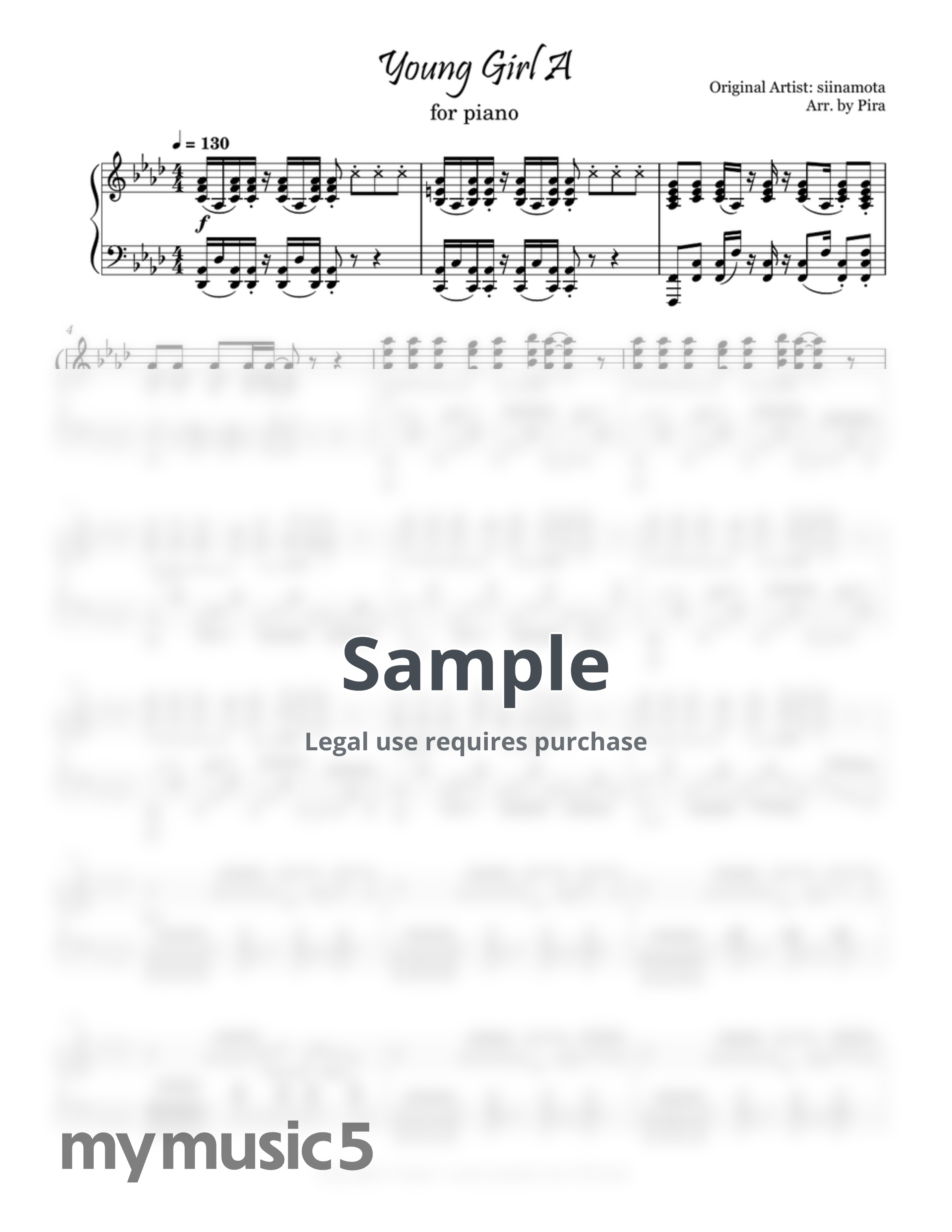 siinamota - Young Girl A by Piranist