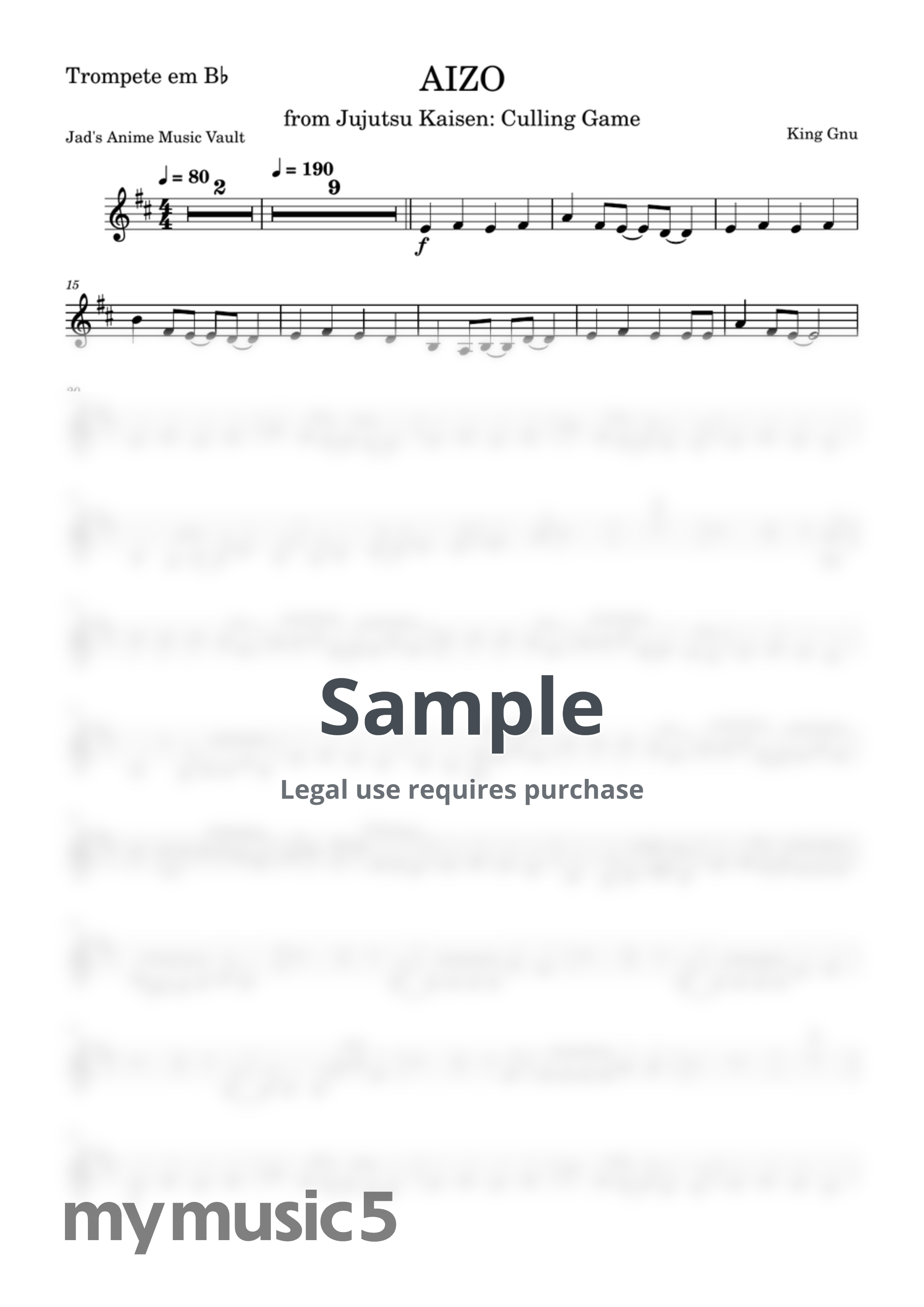 King Gnu - AIZO (from Jujutsu Kaisen: The Culling Game) by Jad's Anime Music Vault