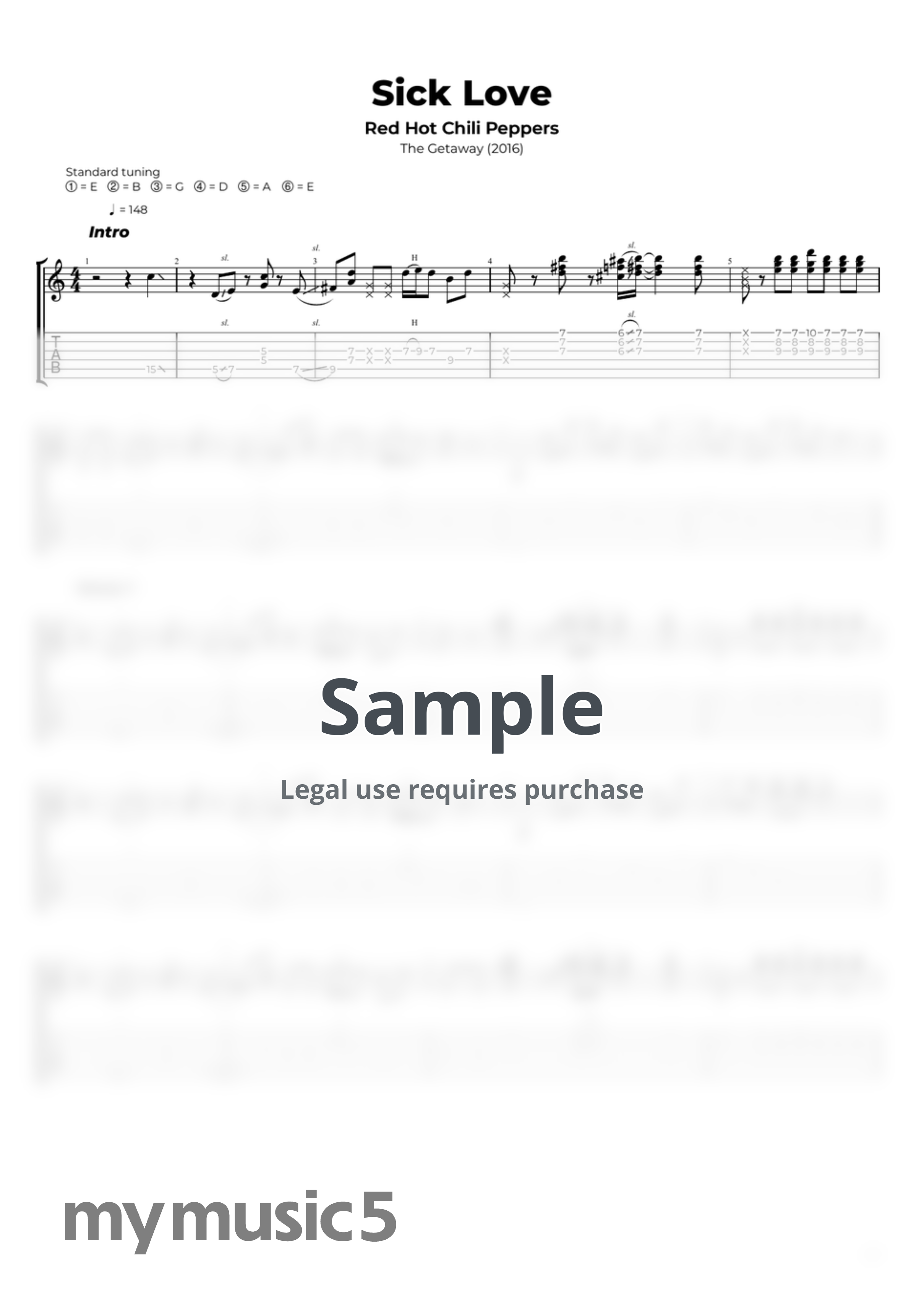 Red Hot Chili Peppers - Sick Love by Nikola Gugoski