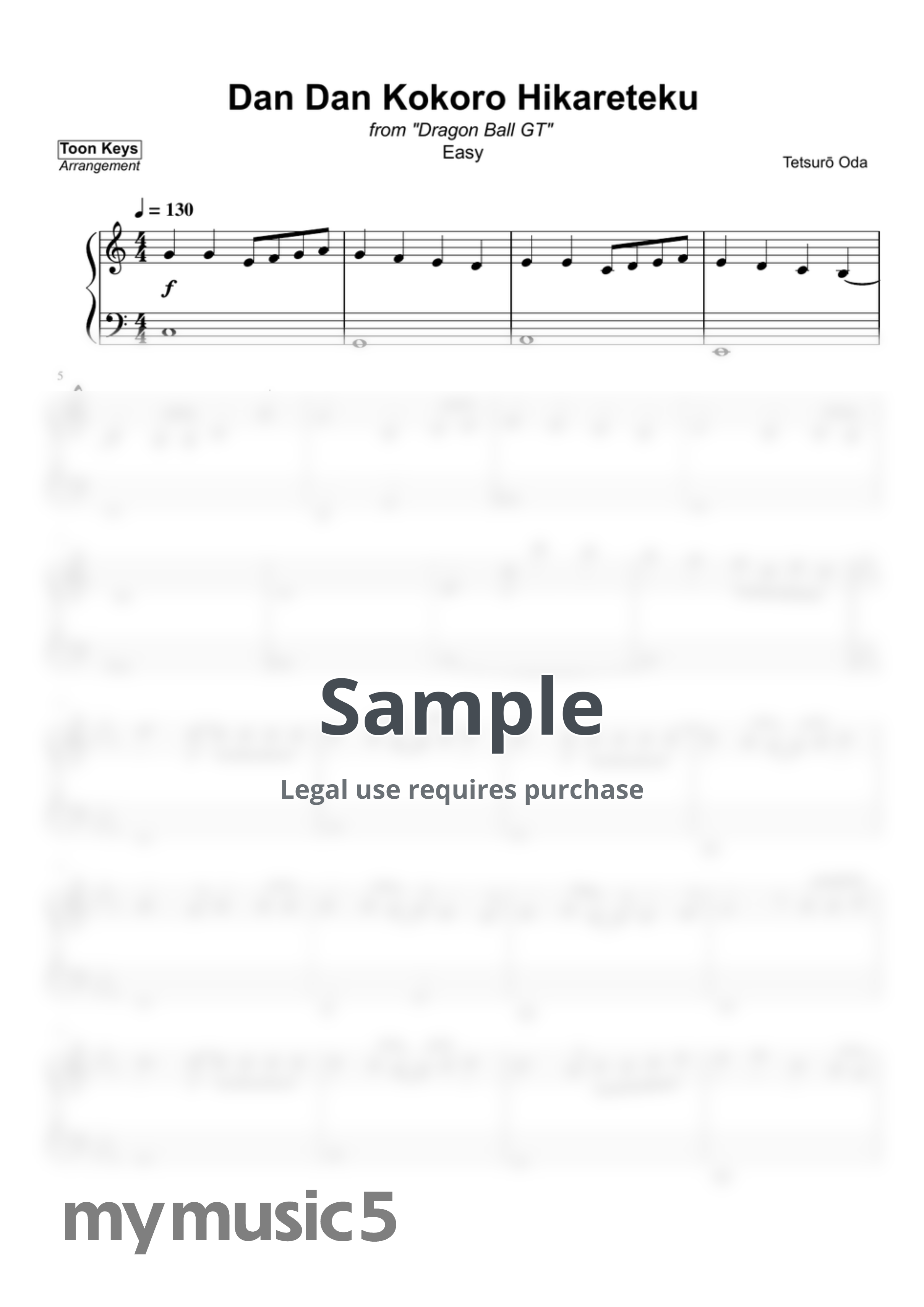 Dragon Ball GT - Dan Dan Kokoro Hikareteku by Toon Keys