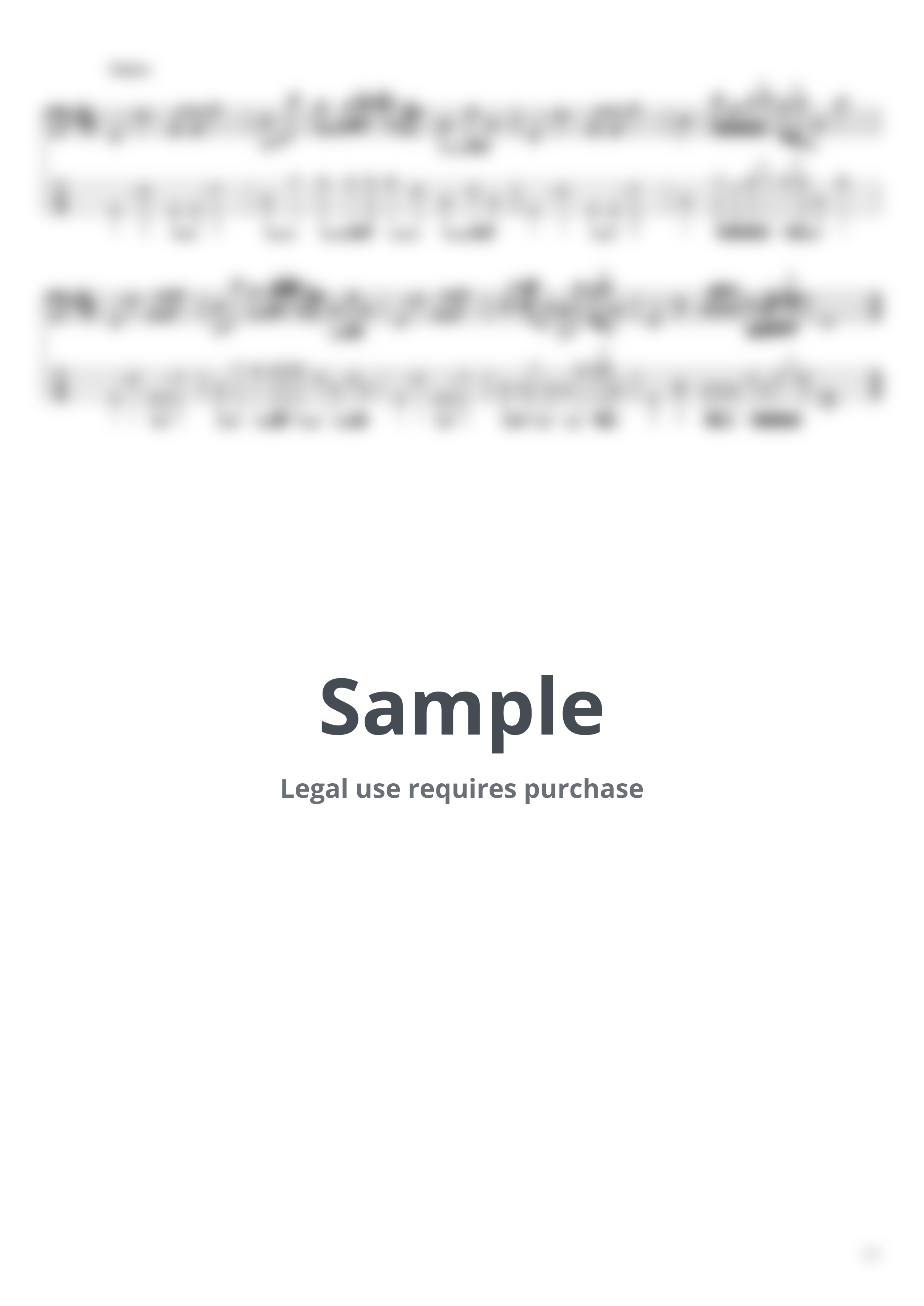 Ｋｉｎｇ　Ｇｎｕ - SPECIALZ (BassTAB 4strings) by swbass