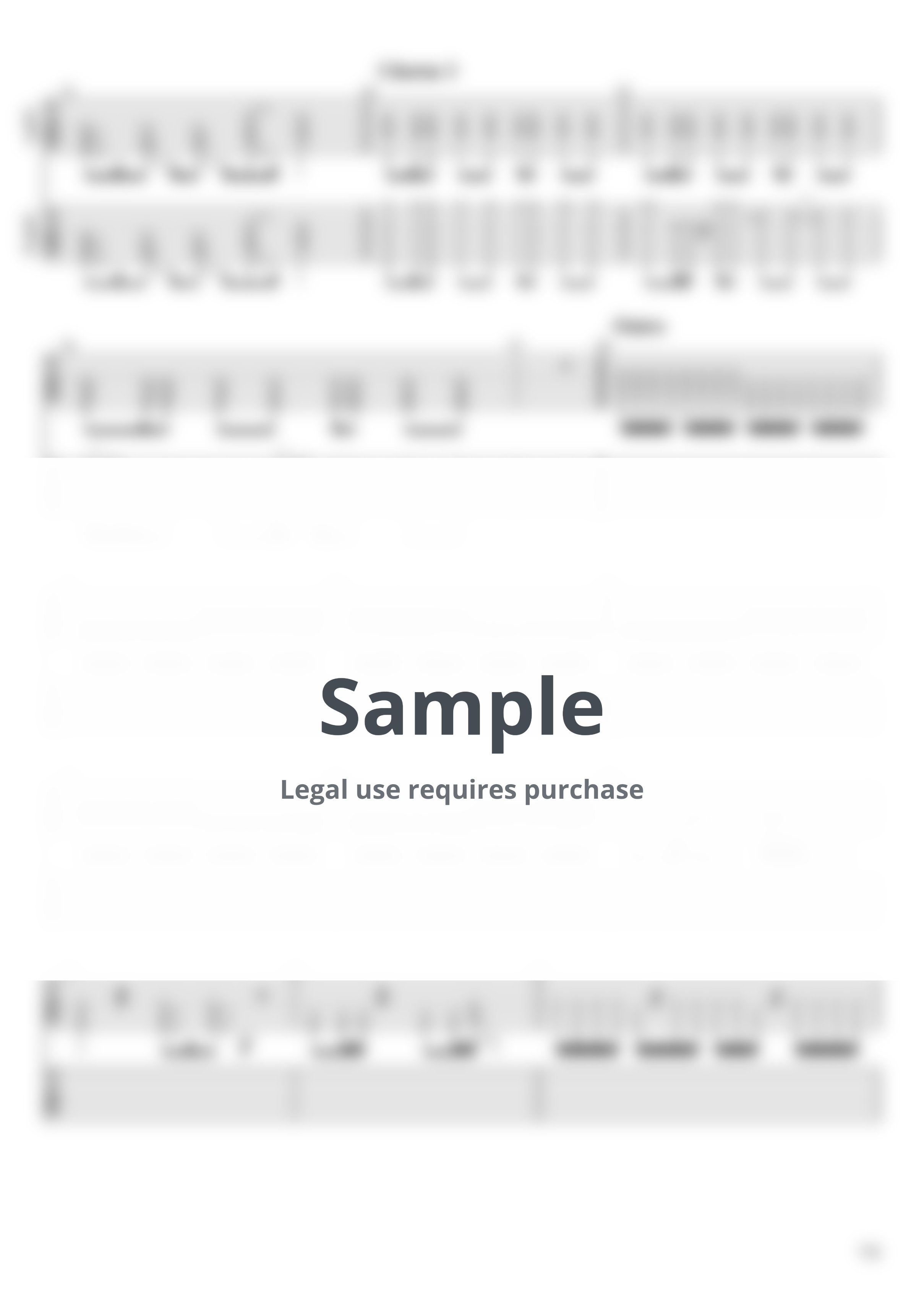 UVERworld - Touch Off (Gt1,2) by 악보하자