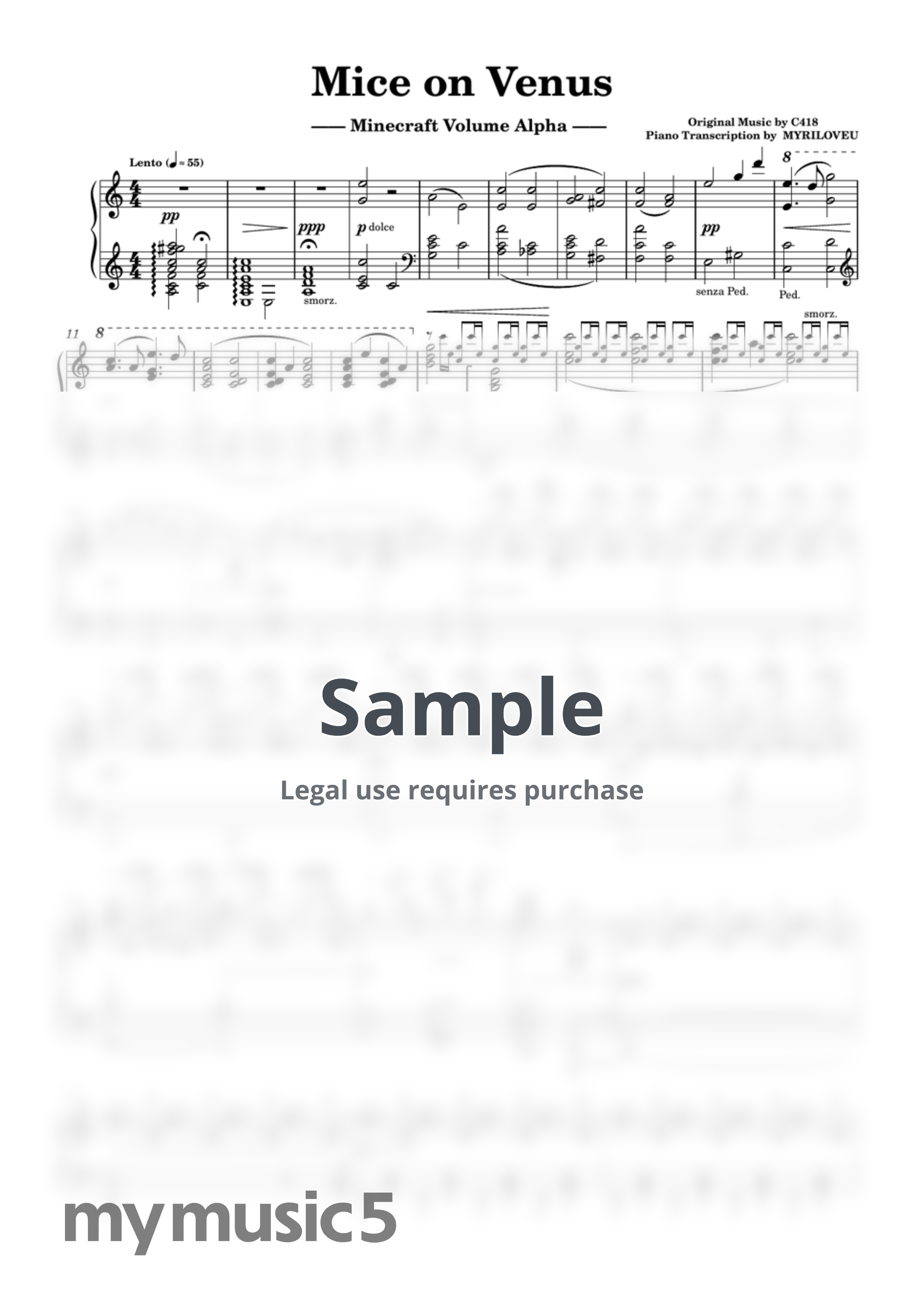 Minecraft - Mice on Venus - C418 by MYRILOVEU