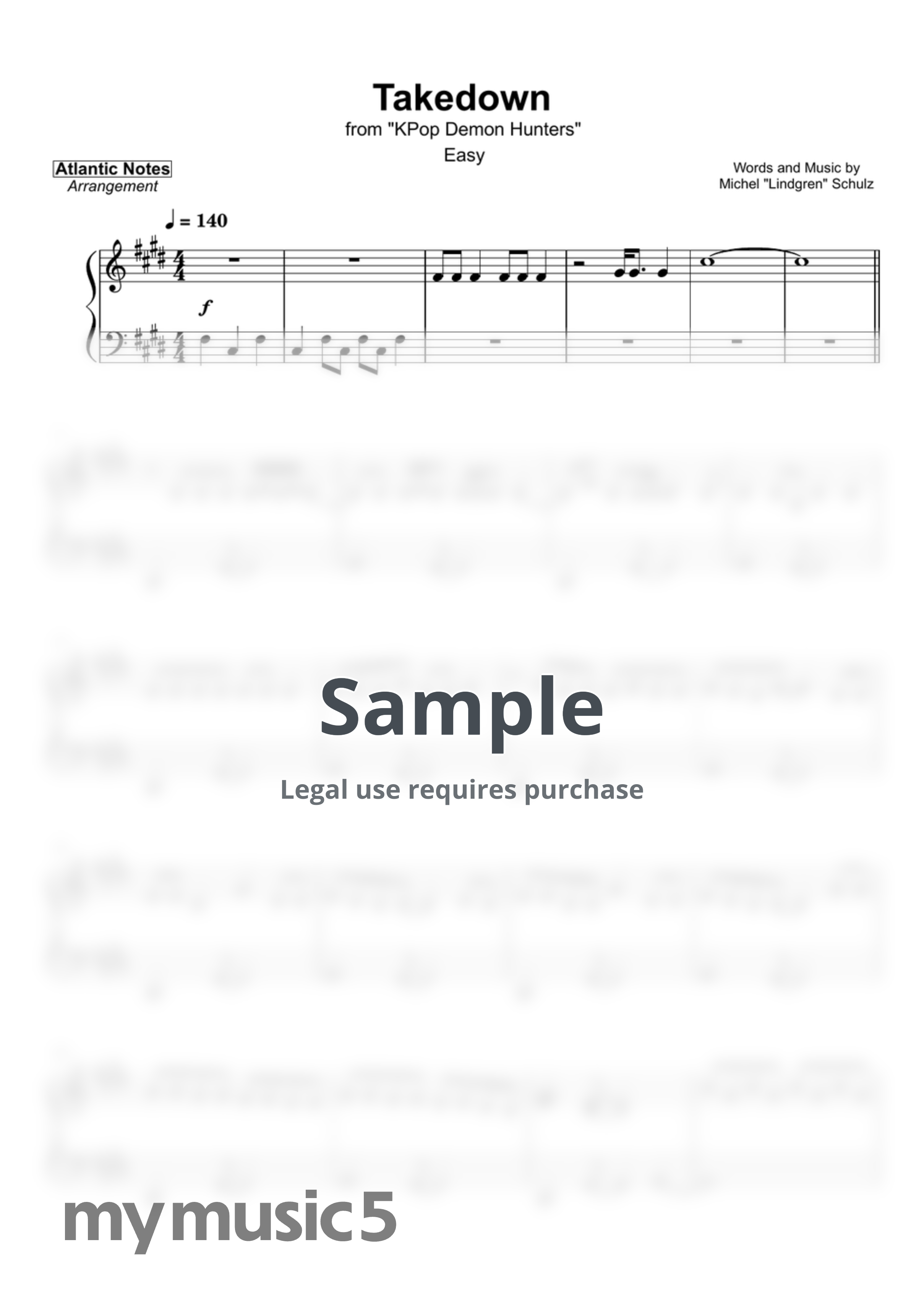 TWICE, HUNTR/X - Takedown (from KPop Demon Hunters) by Atlantic Notes