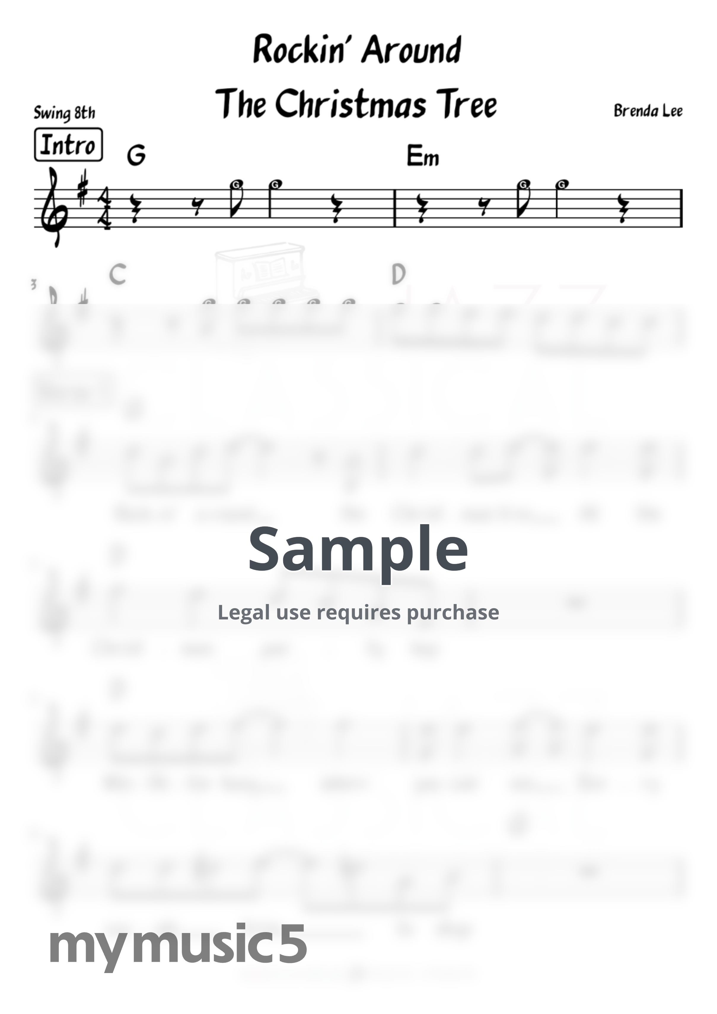 Brenda Lee - Rockin' Around The Christmas Tree (with ABC) by Jazz Classical Music Studio