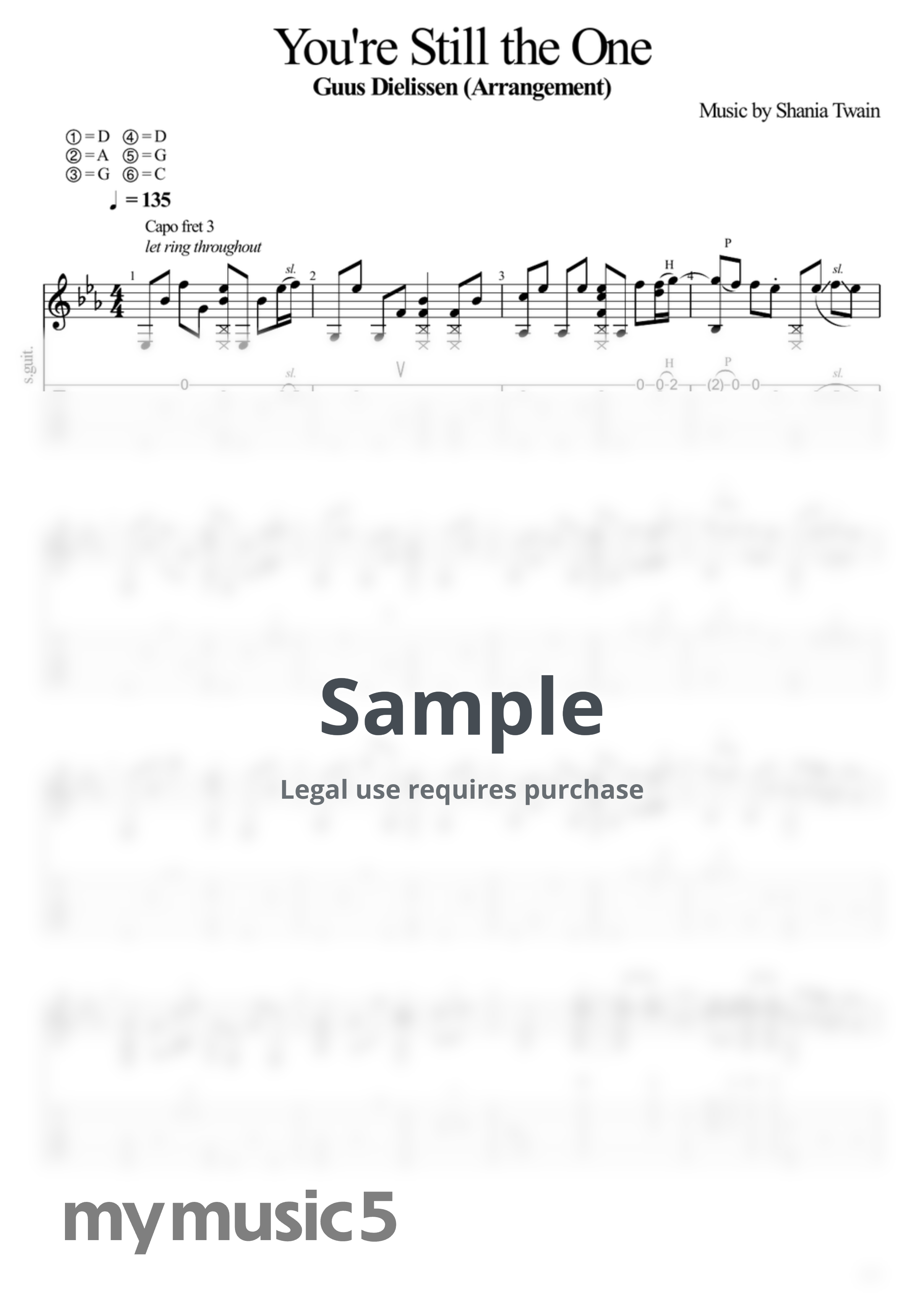 Shania Twain - You're Still The One by Guus Dielissen