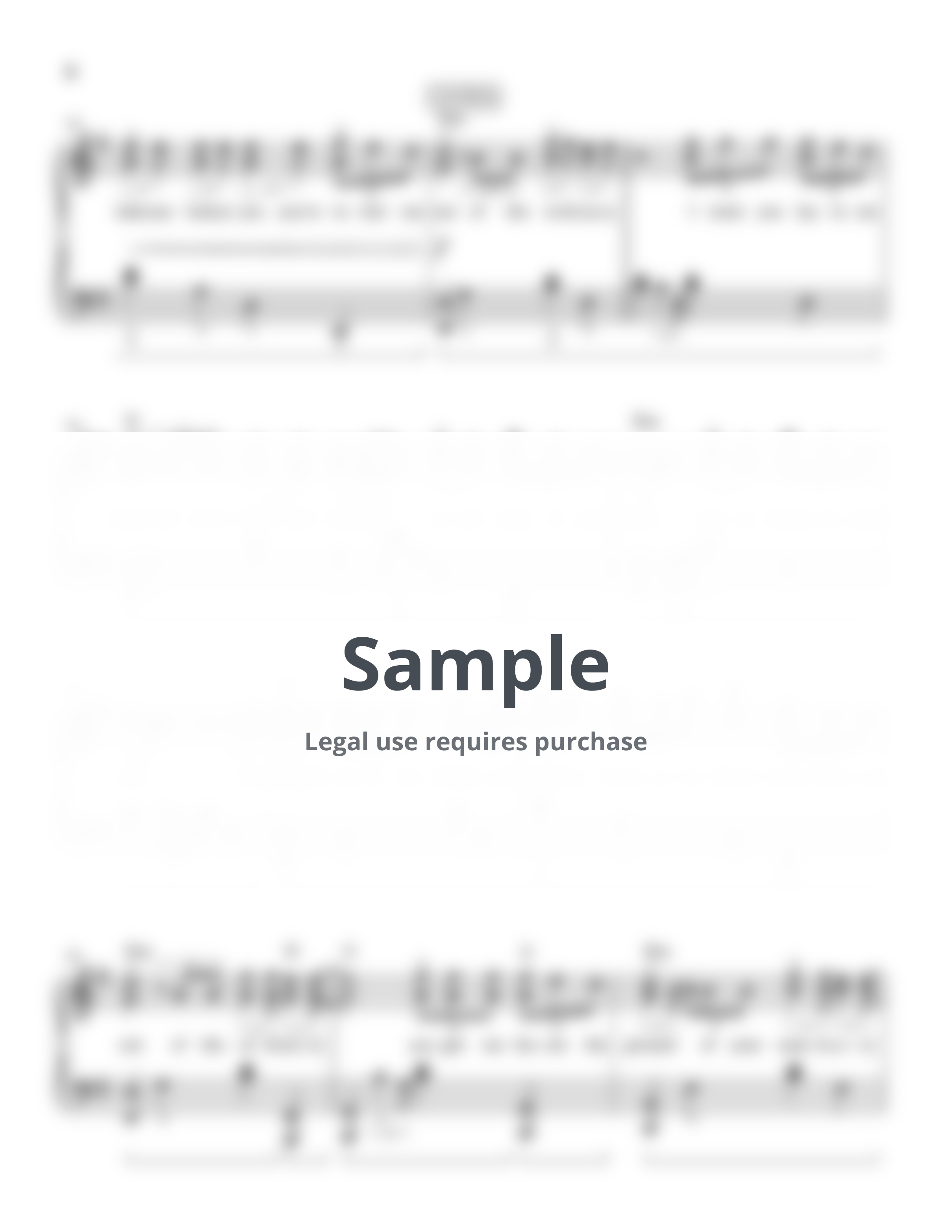 Alex Warren - Ordinary (Wedding version) (piano sheet music) by Mel's Music Corner