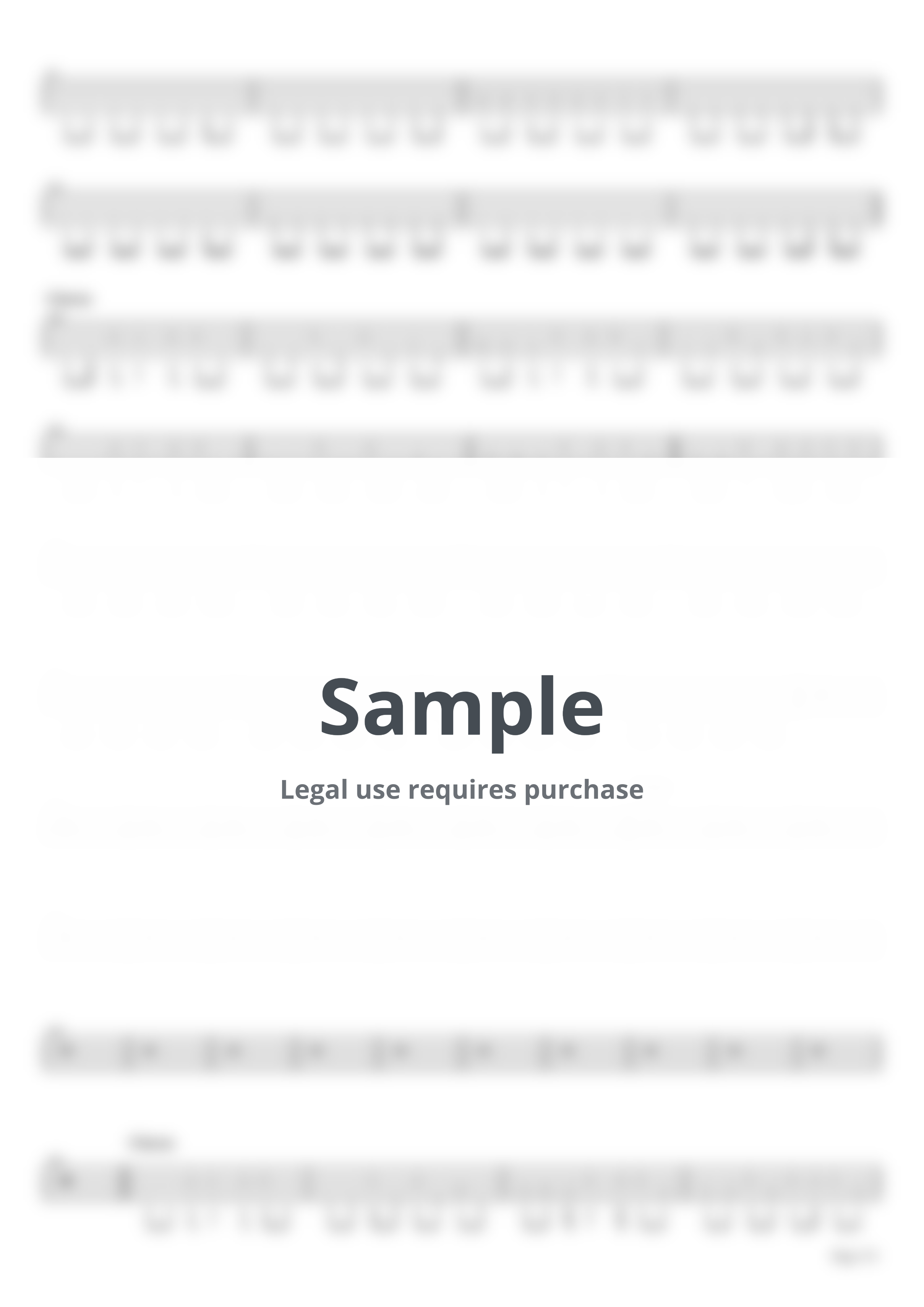 mafumafu - Inochi ni Kirawareteiru (Bass TAB) by Muya