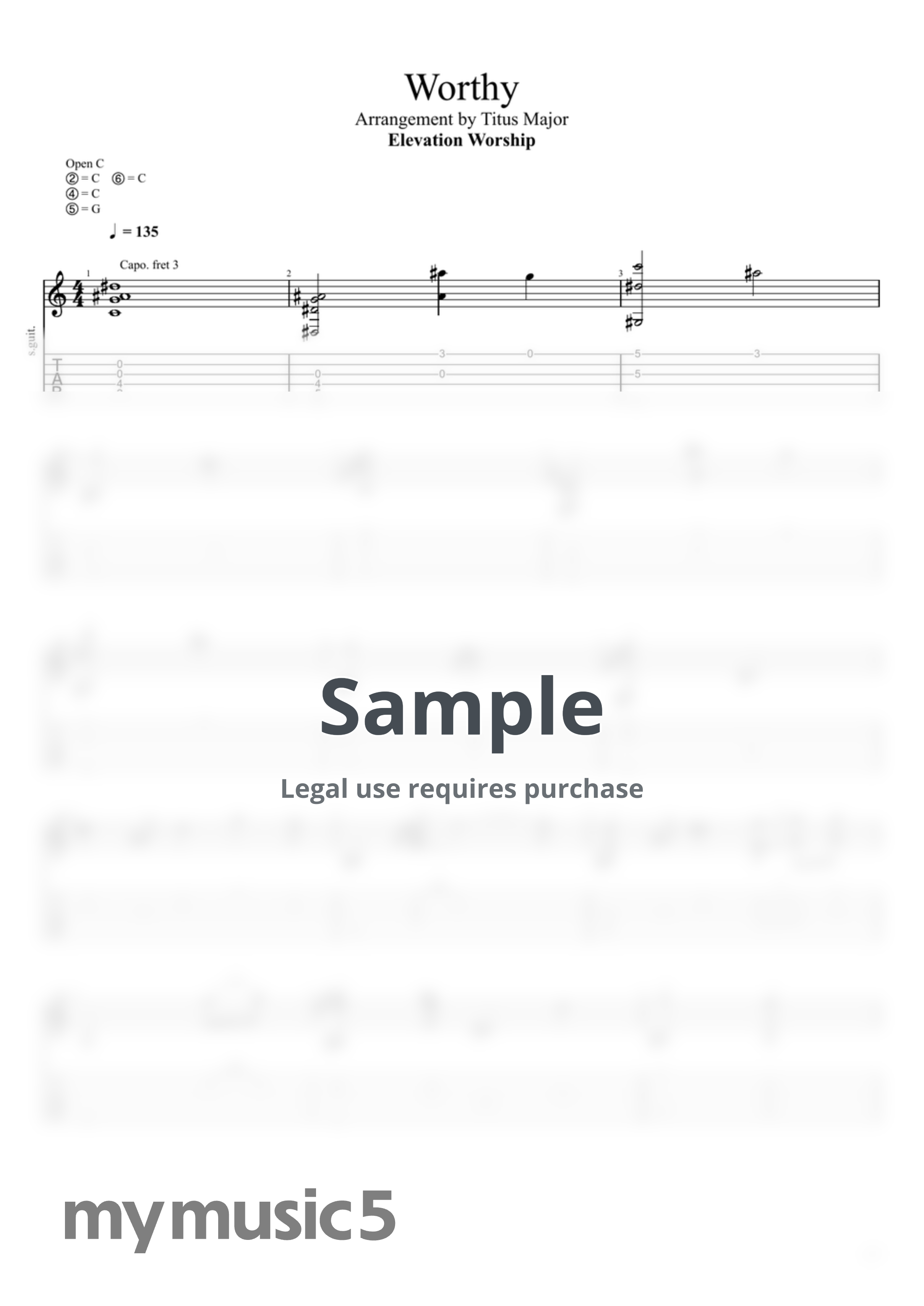 Elevation Worship - Worthy by Titus Major