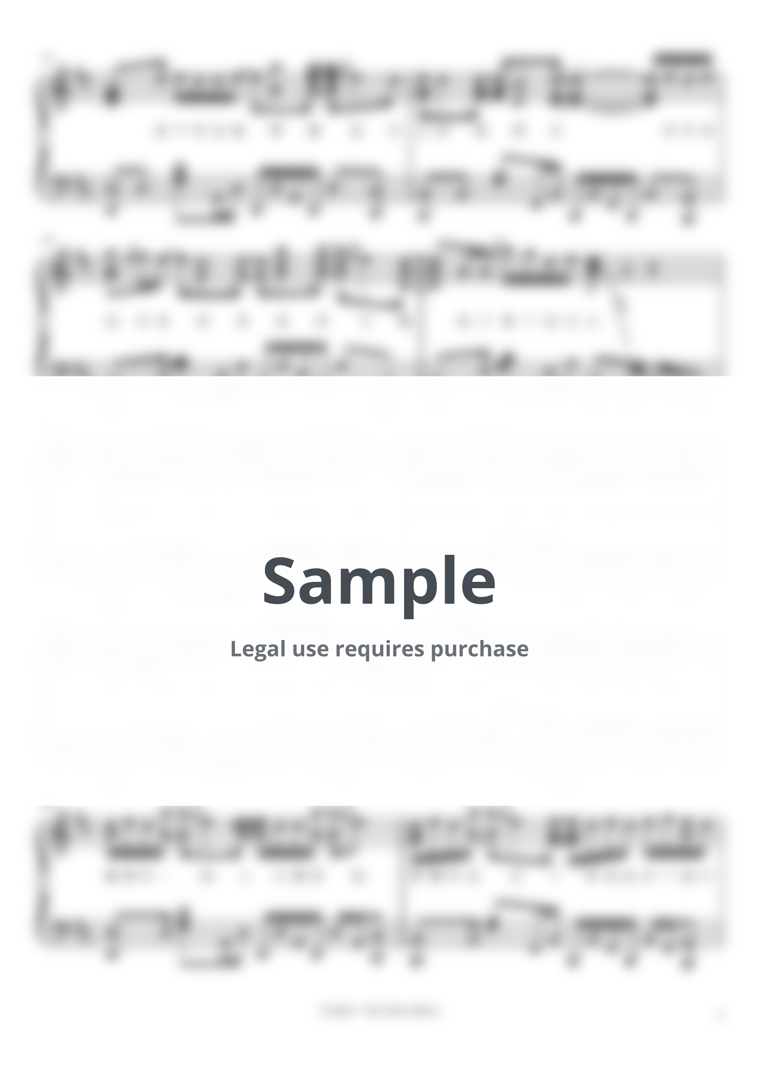 理想混蛋 Bestards - 離開的一路上 Farewell by Nice piano sheets