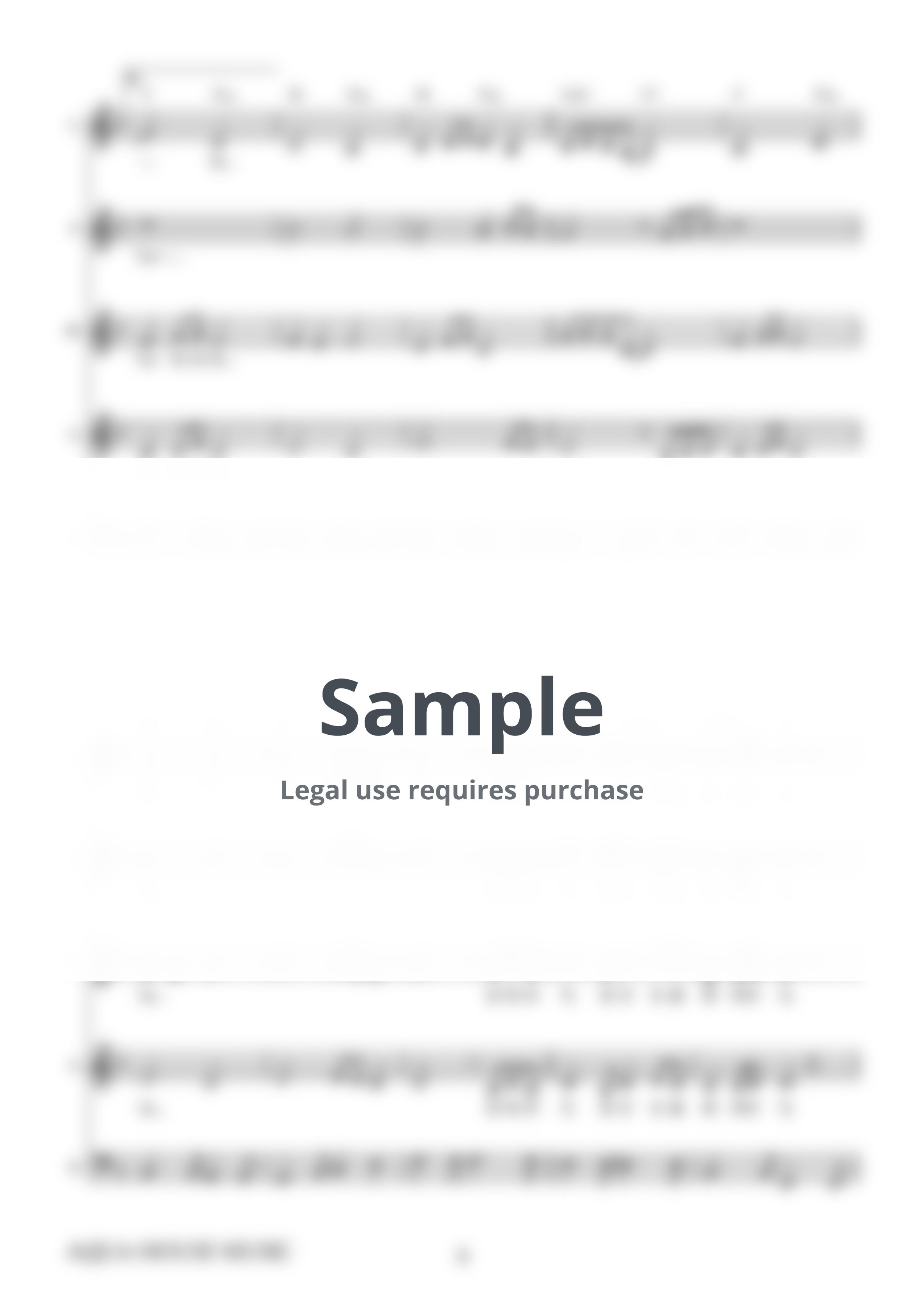 夏川りみ - 涙そうそう (アカペラ楽譜♪５声ボイパなし) by 飯田 亜紗子