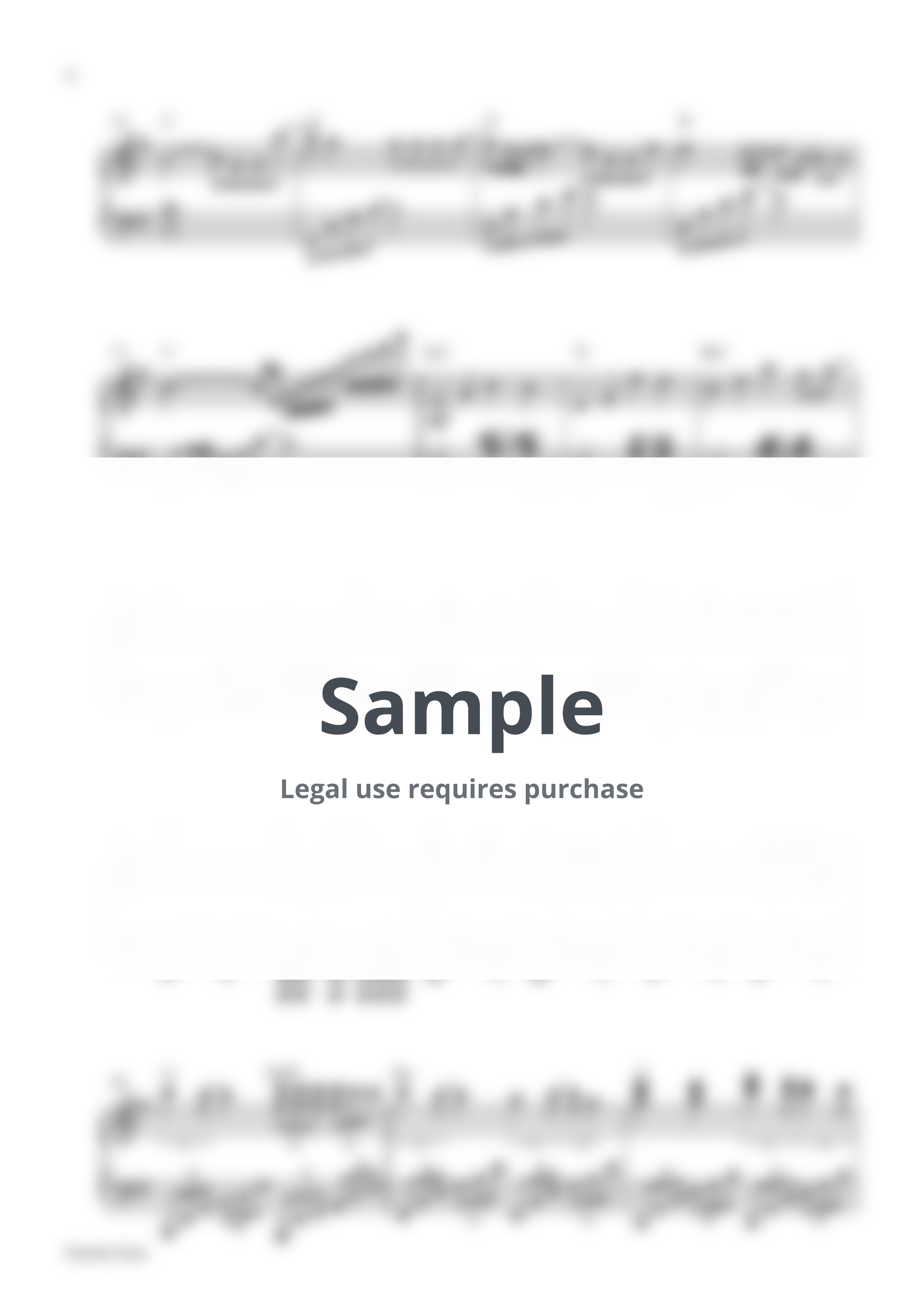 HUNTRIX - KPop Demon Hunters - Golden (Piano Sheet) by Pianella Piano