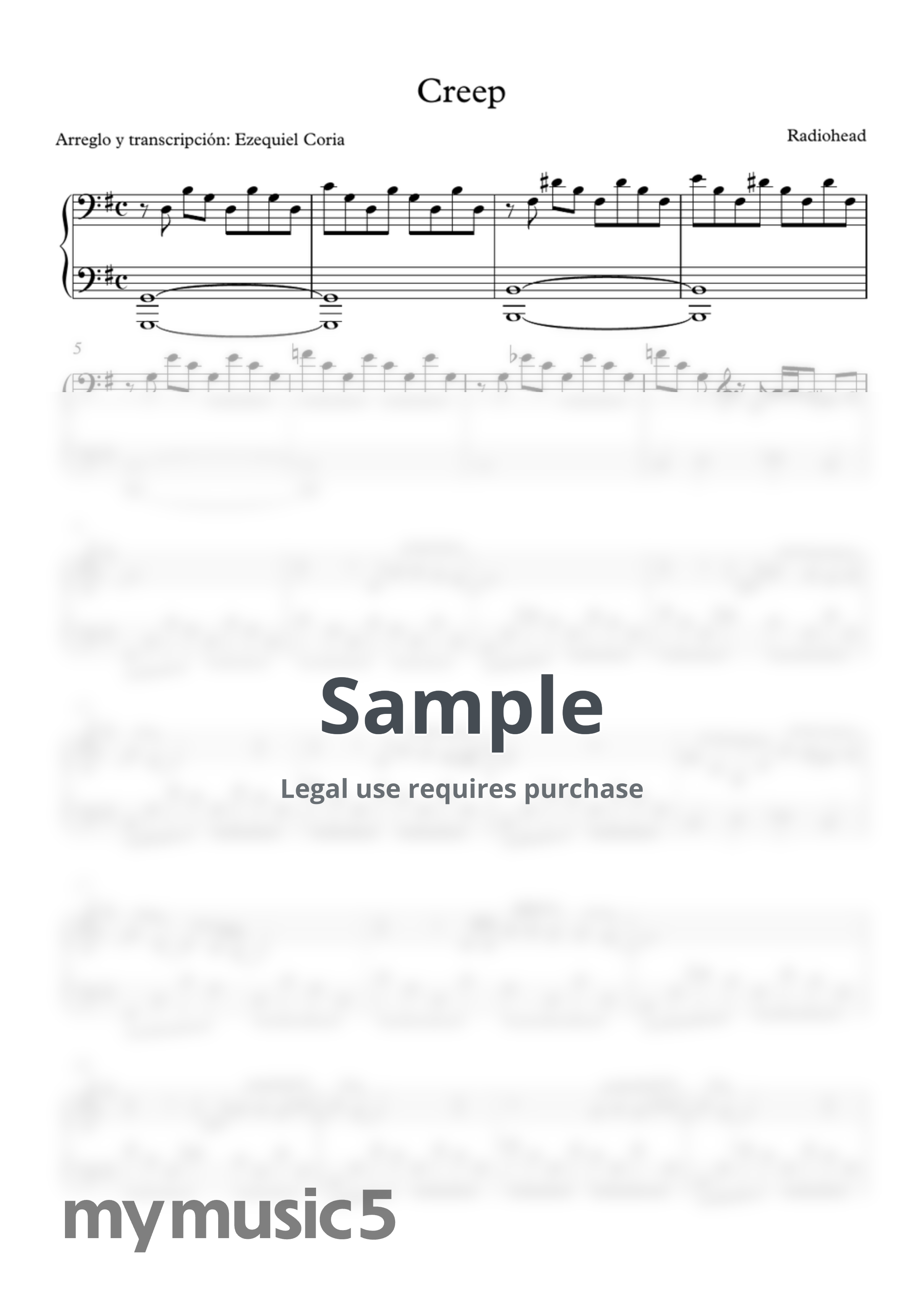 Radiohead - Creep by Ezequiel Coria