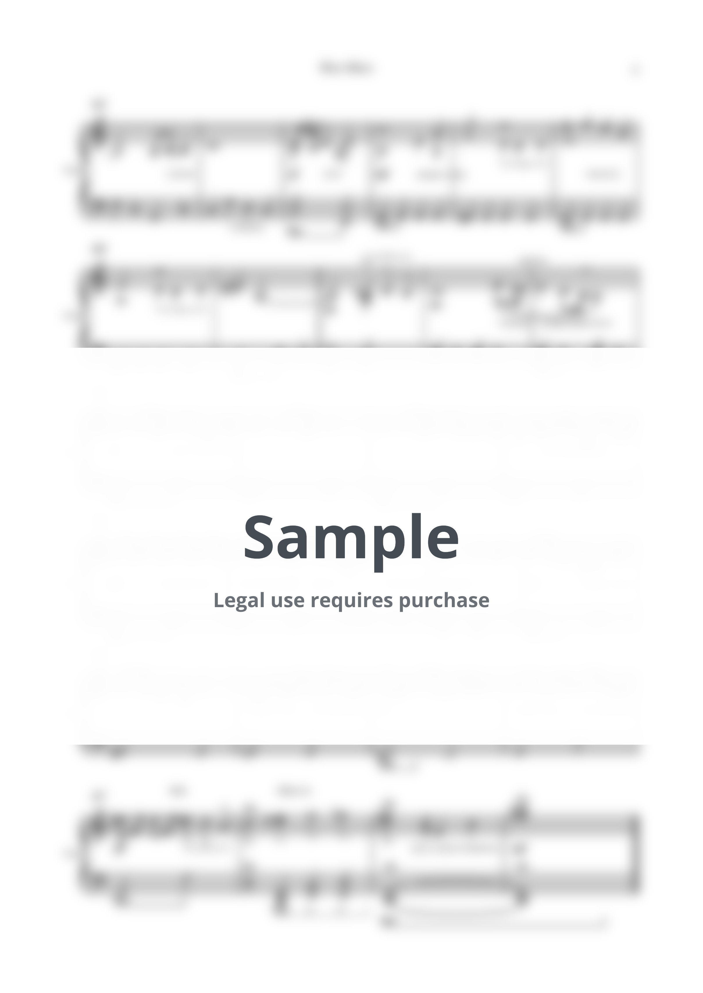 Irving Berlin - Blue Skies (Easy Piano Arrangement) by Edora