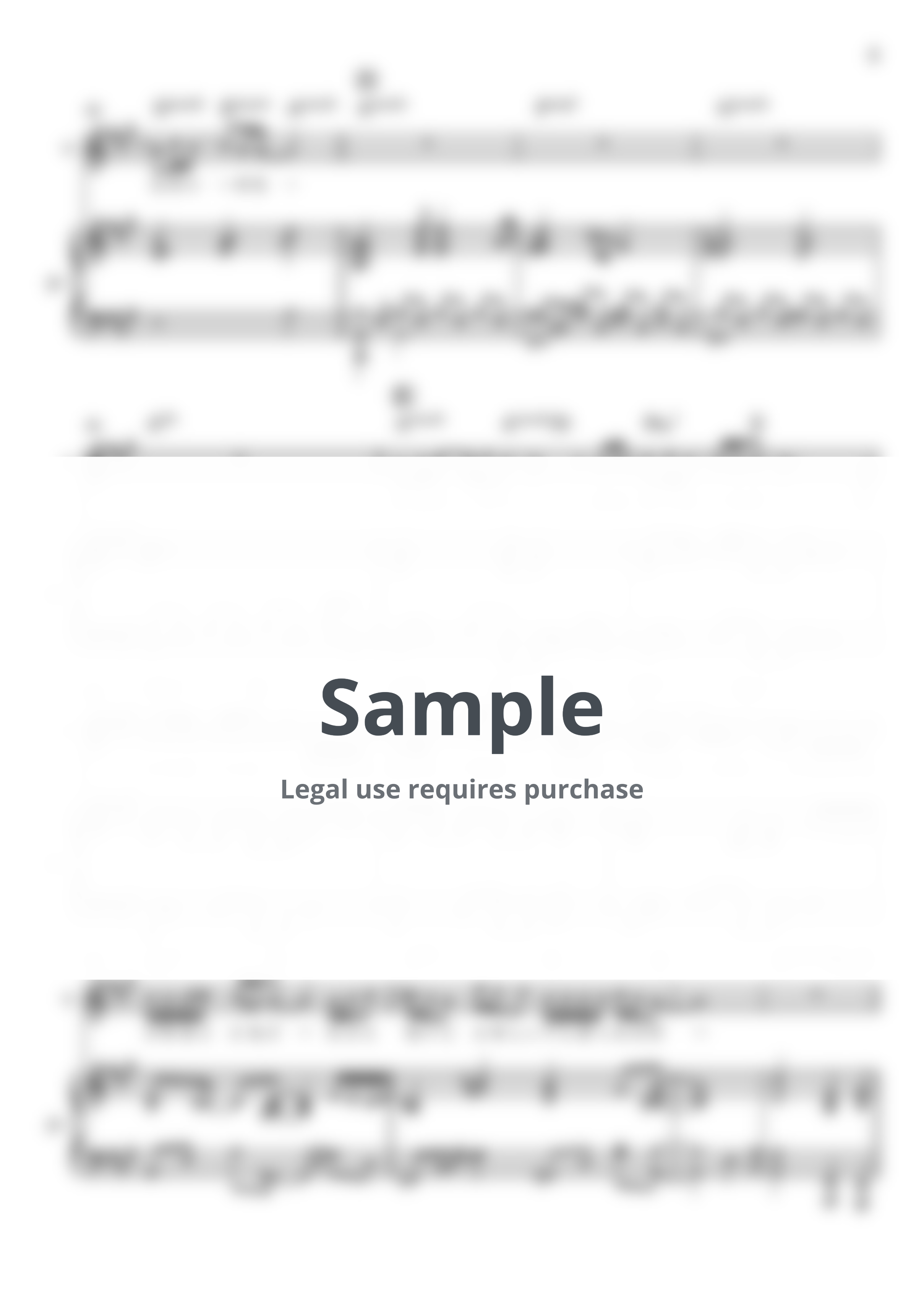 TENBLANK - 永遠前夜（ピアノ弾き語り） (グラスハート 挿入歌) by miiの楽譜棚