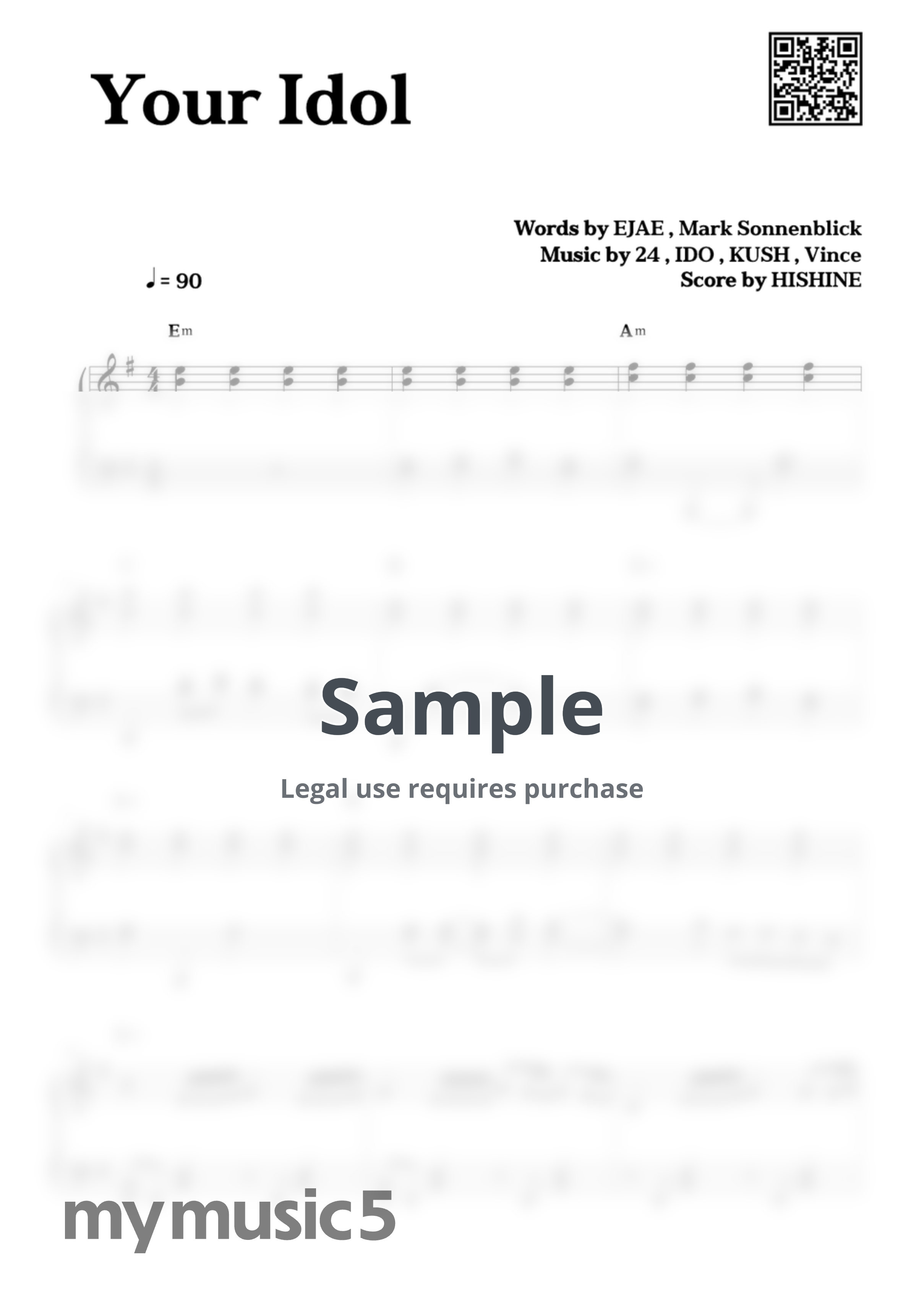 KPop Demon Hunters OST - Your Idol by HISHINE